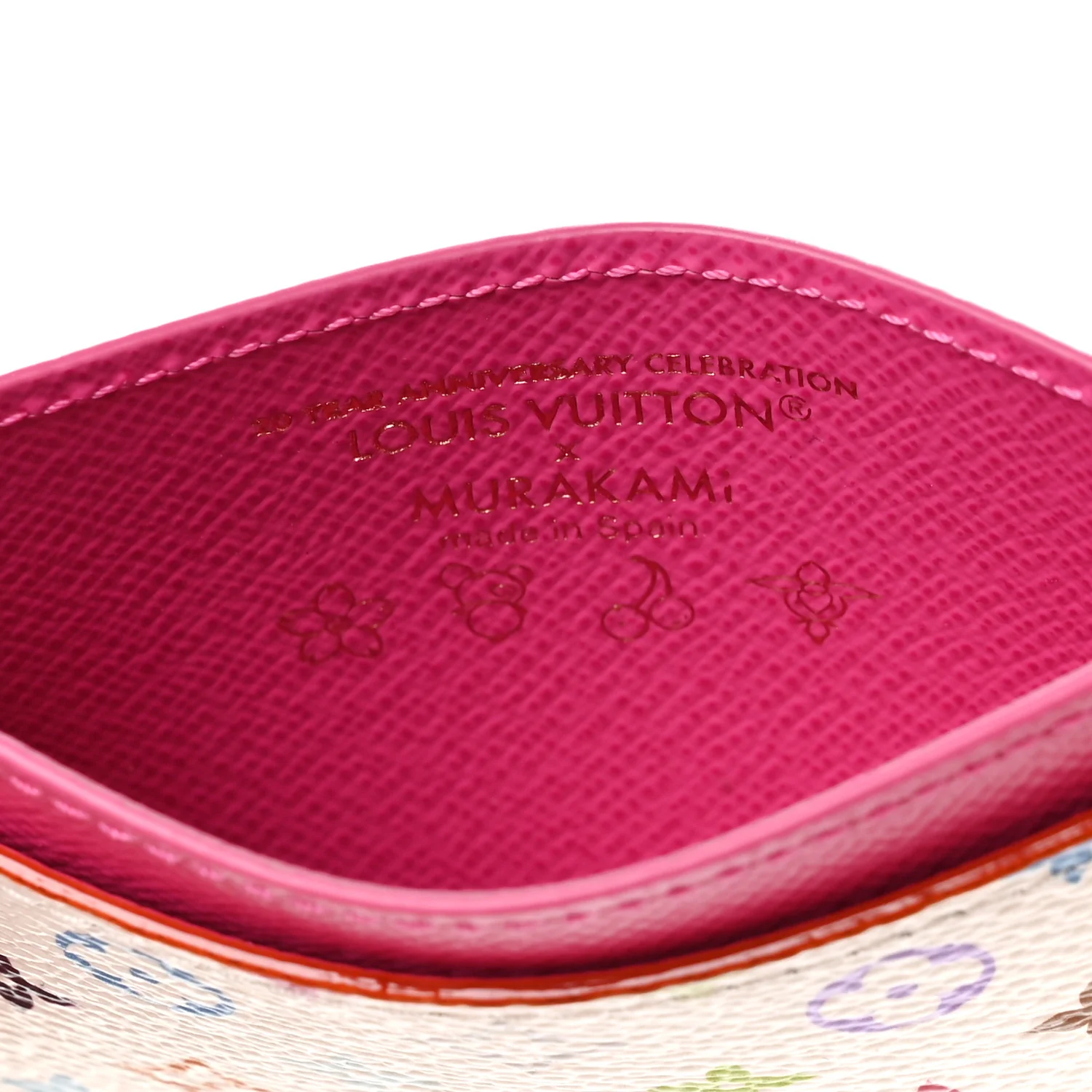 LV X TM Monogram Multicolor Card Holder Kawaii Pink - Image 6