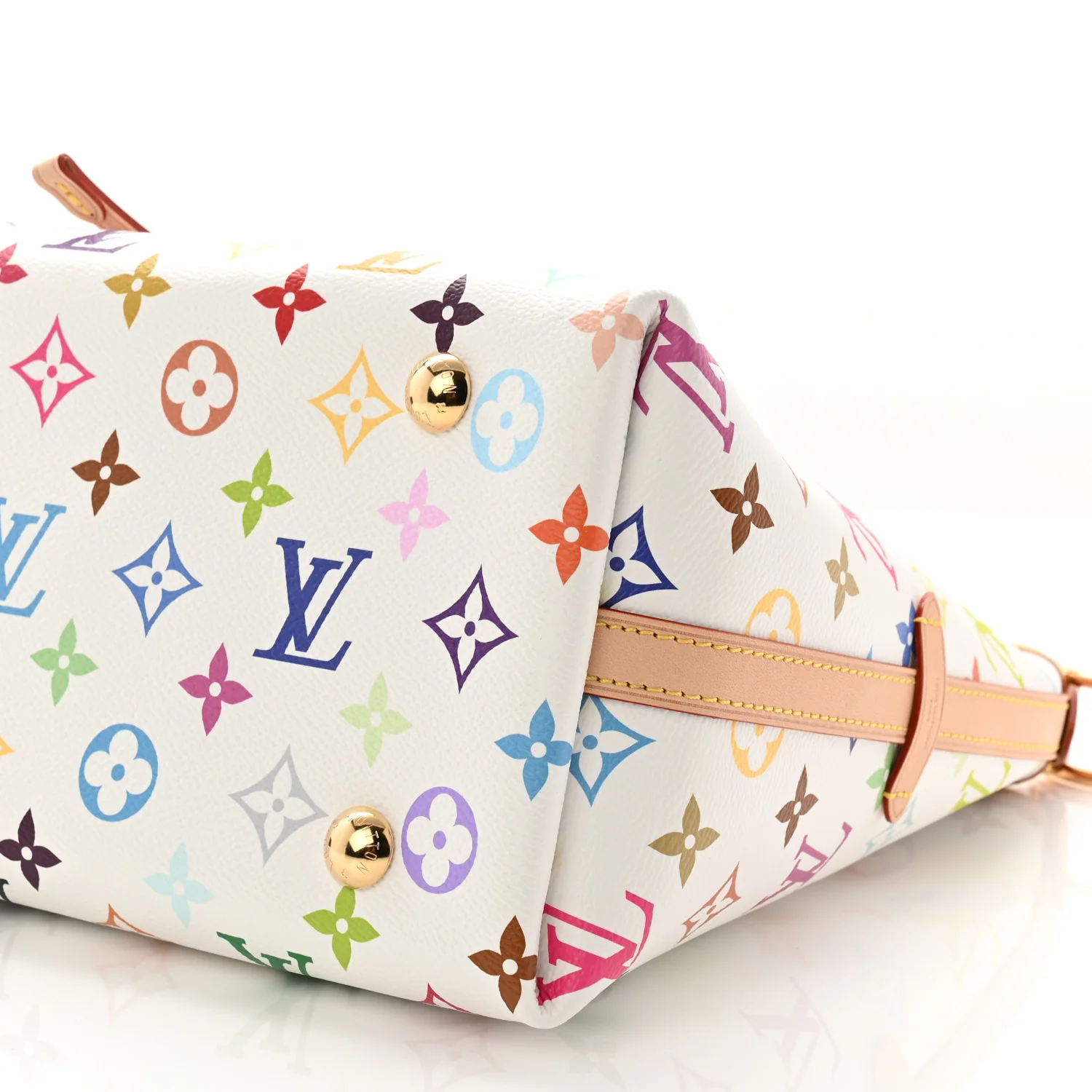 LV X TM Monogram Multicolor CarryAll PM White - Image 19