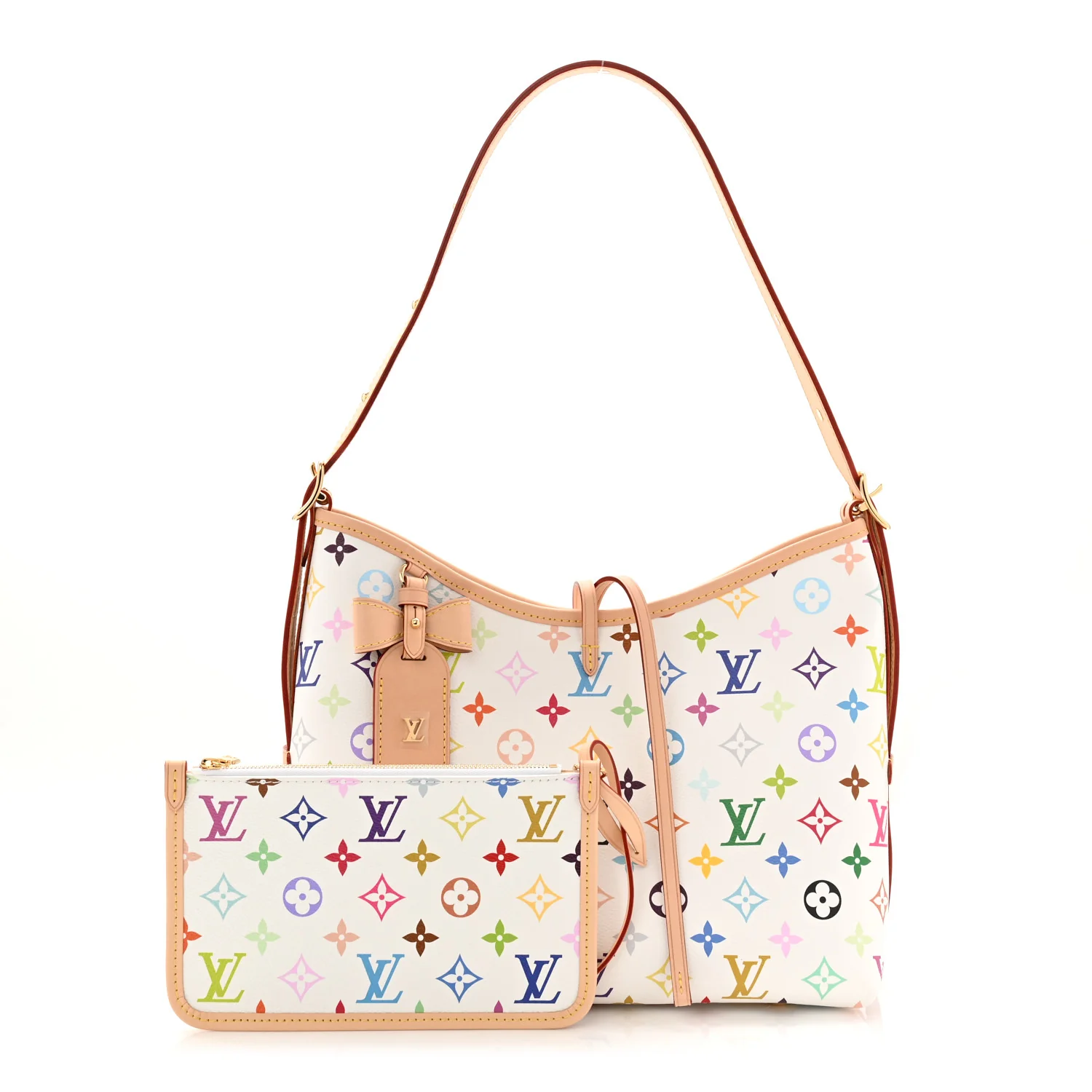 LV X TM Monogram Multicolor CarryAll PM White - Image 5