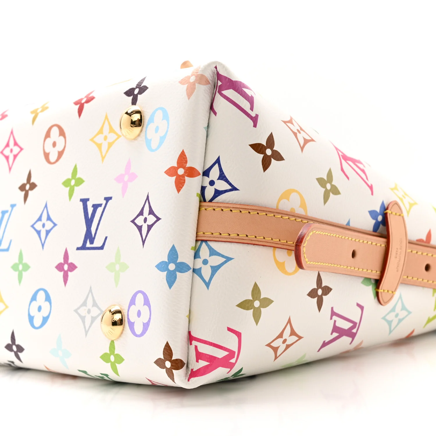 LV X TM Monogram Multicolor CarryAll PM White - Image 10