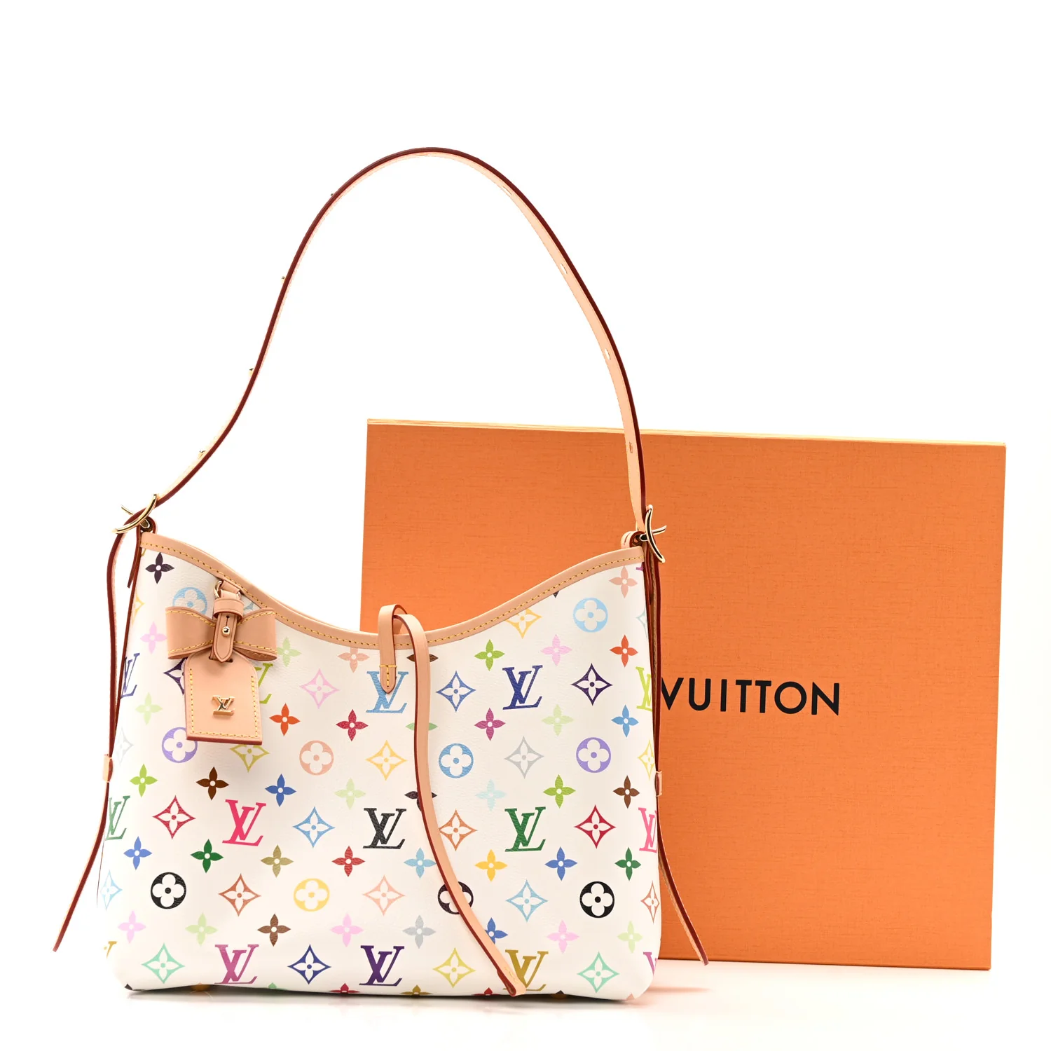 LV X TM Monogram Multicolor CarryAll PM White - Image 11