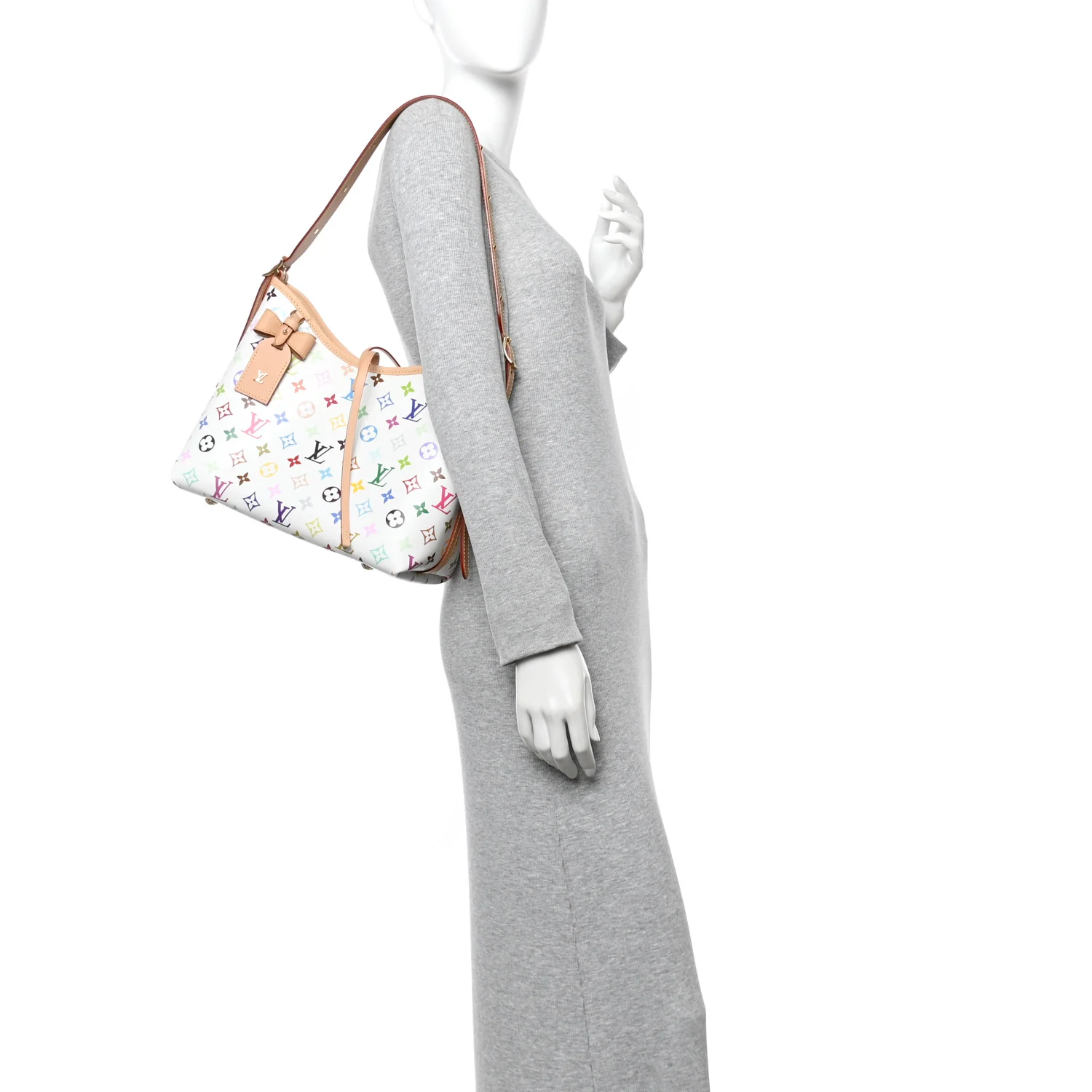LV X TM Monogram Multicolor CarryAll PM White - Image 2