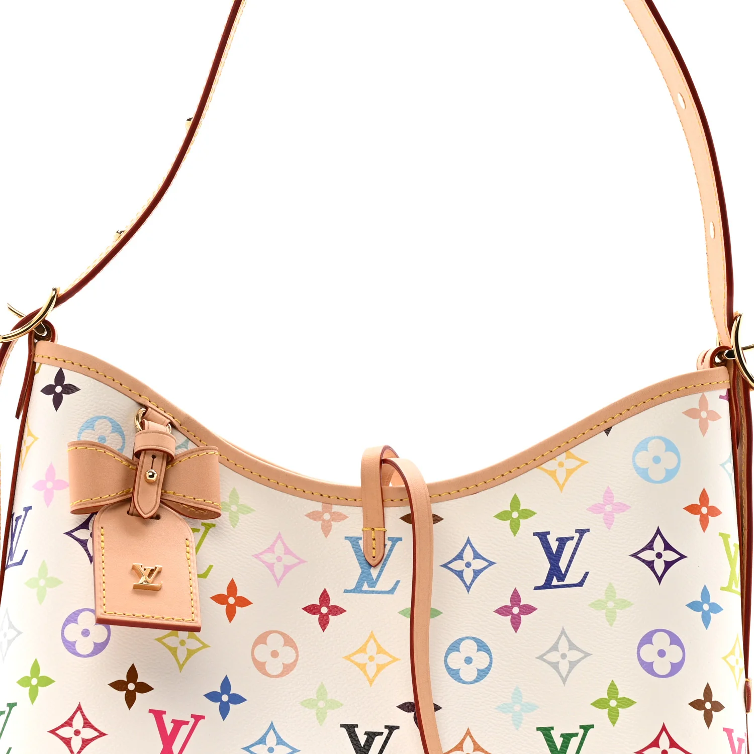 LV X TM Monogram Multicolor CarryAll PM White - Image 8