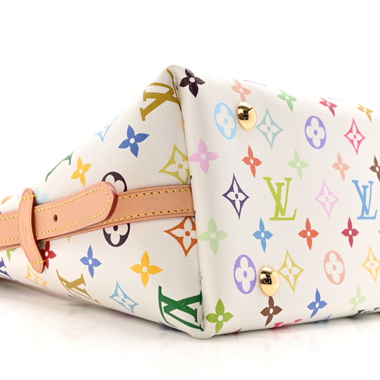 LV X TM Monogram Multicolor CarryAll PM White - Image 9