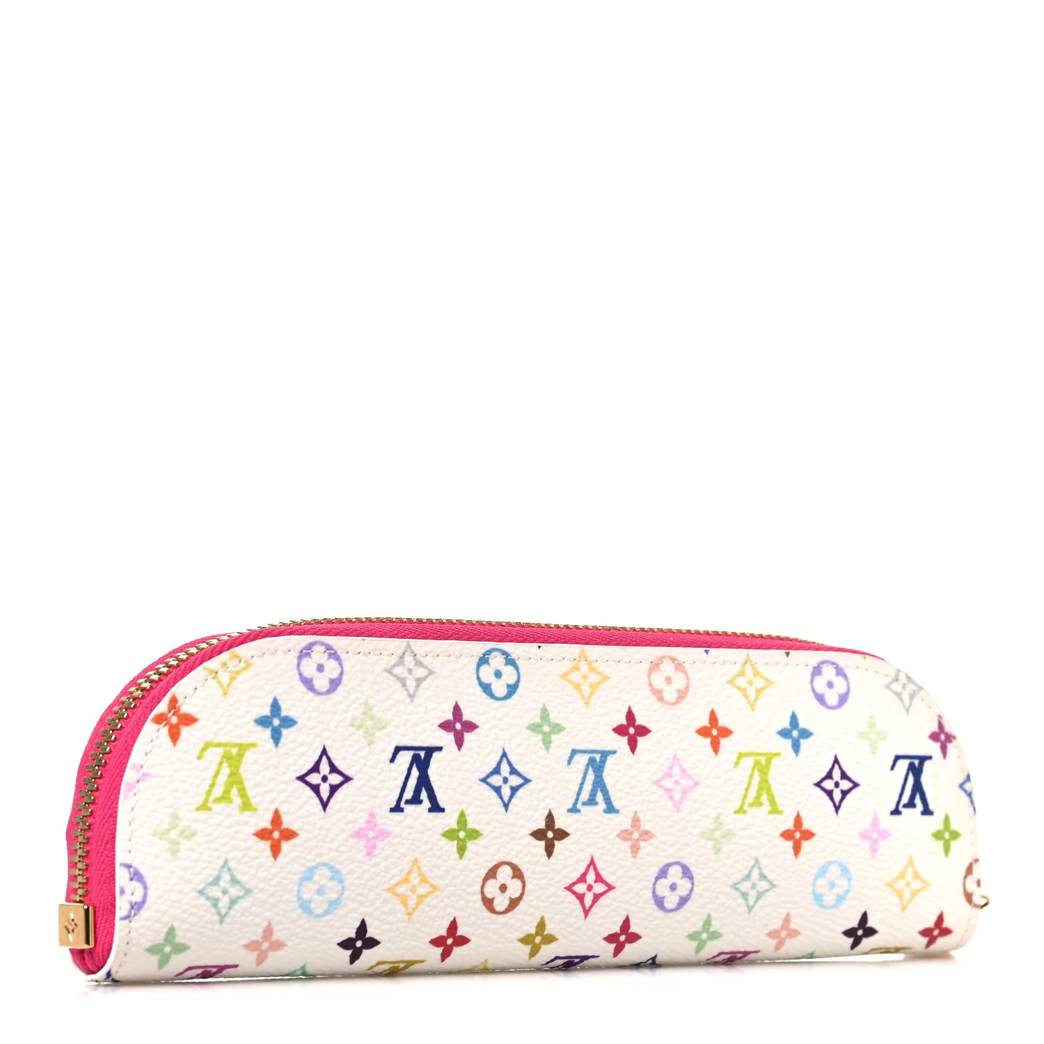 LV X TM Monogram Multicolor Charlotte Pencil Pouch Fuchsia - Image 3
