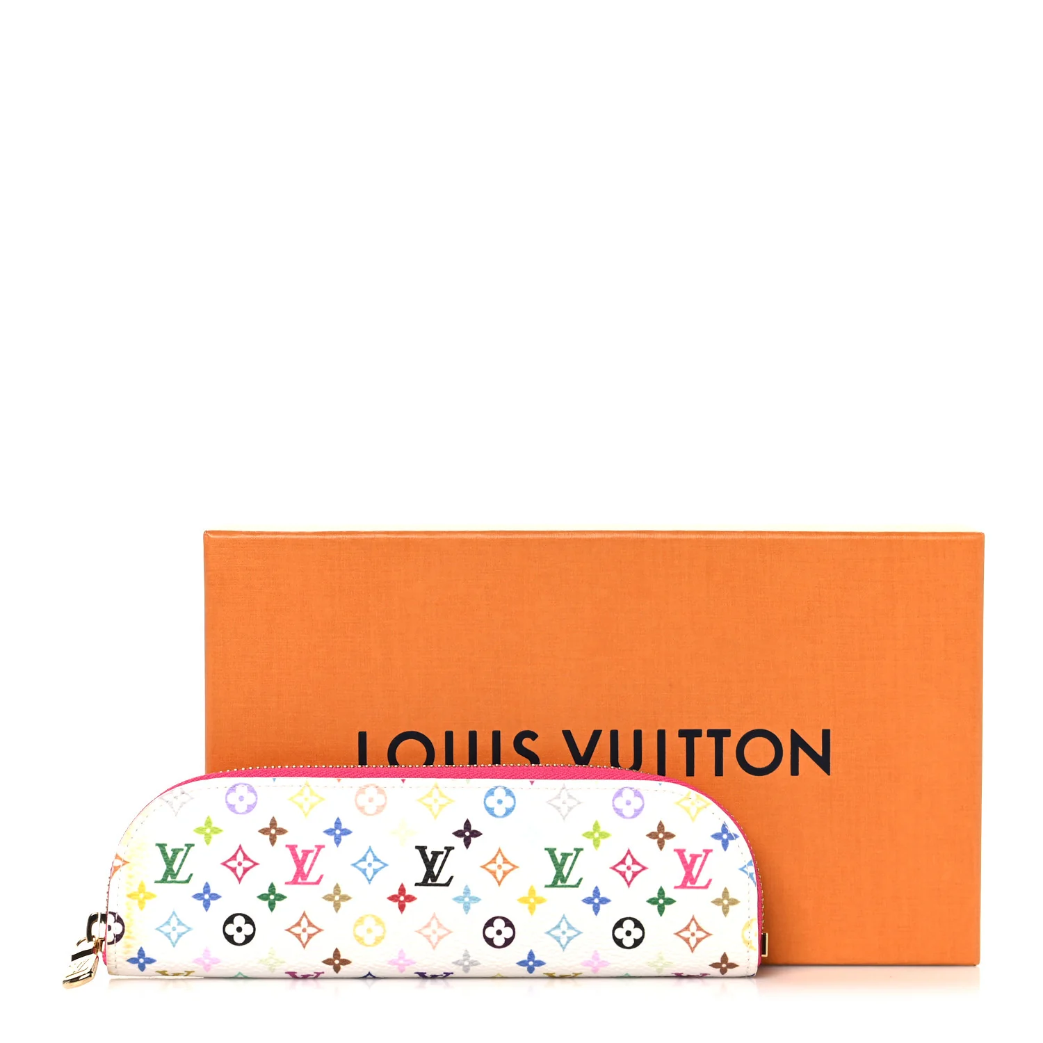 LV X TM Monogram Multicolor Charlotte Pencil Pouch Fuchsia - Image 8