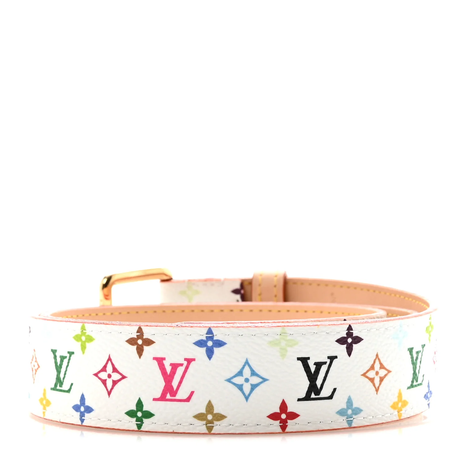 LV X TM Monogram Multicolor D Ring 90 36 Belt - Image 2