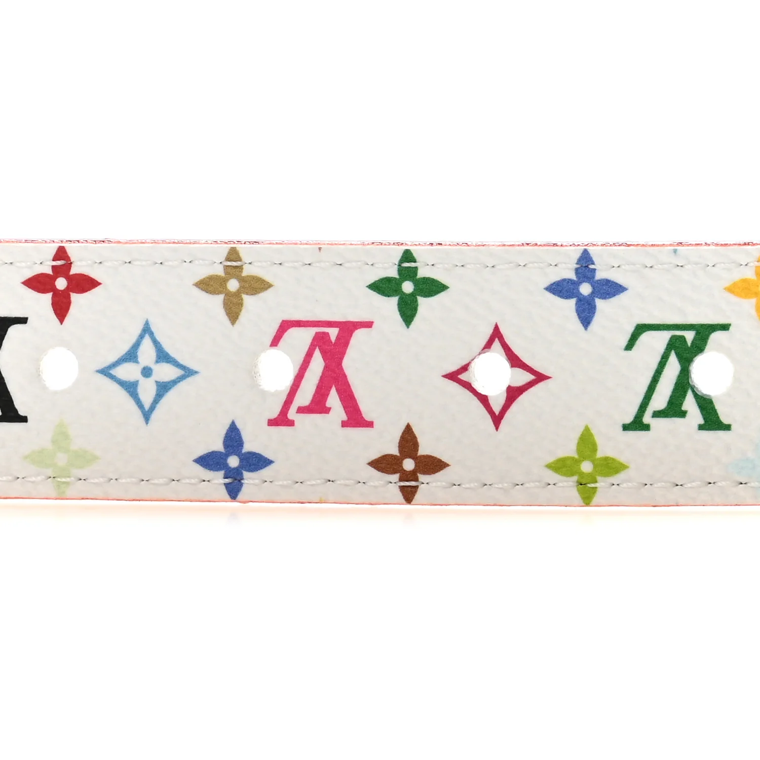 LV X TM Monogram Multicolor D Ring 90 36 Belt - Image 3