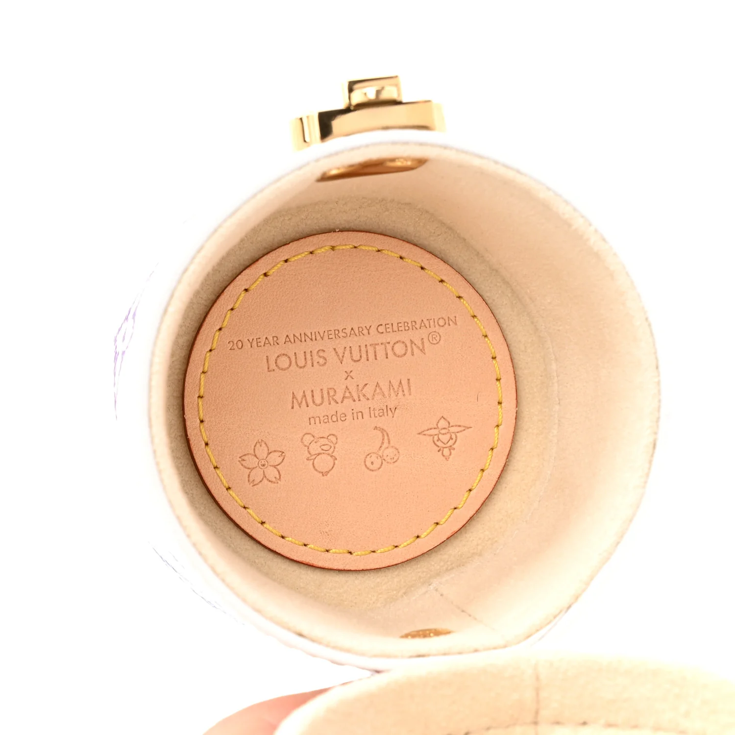 LV X TM Monogram Multicolor Fragrance Travel Case White - Image 6