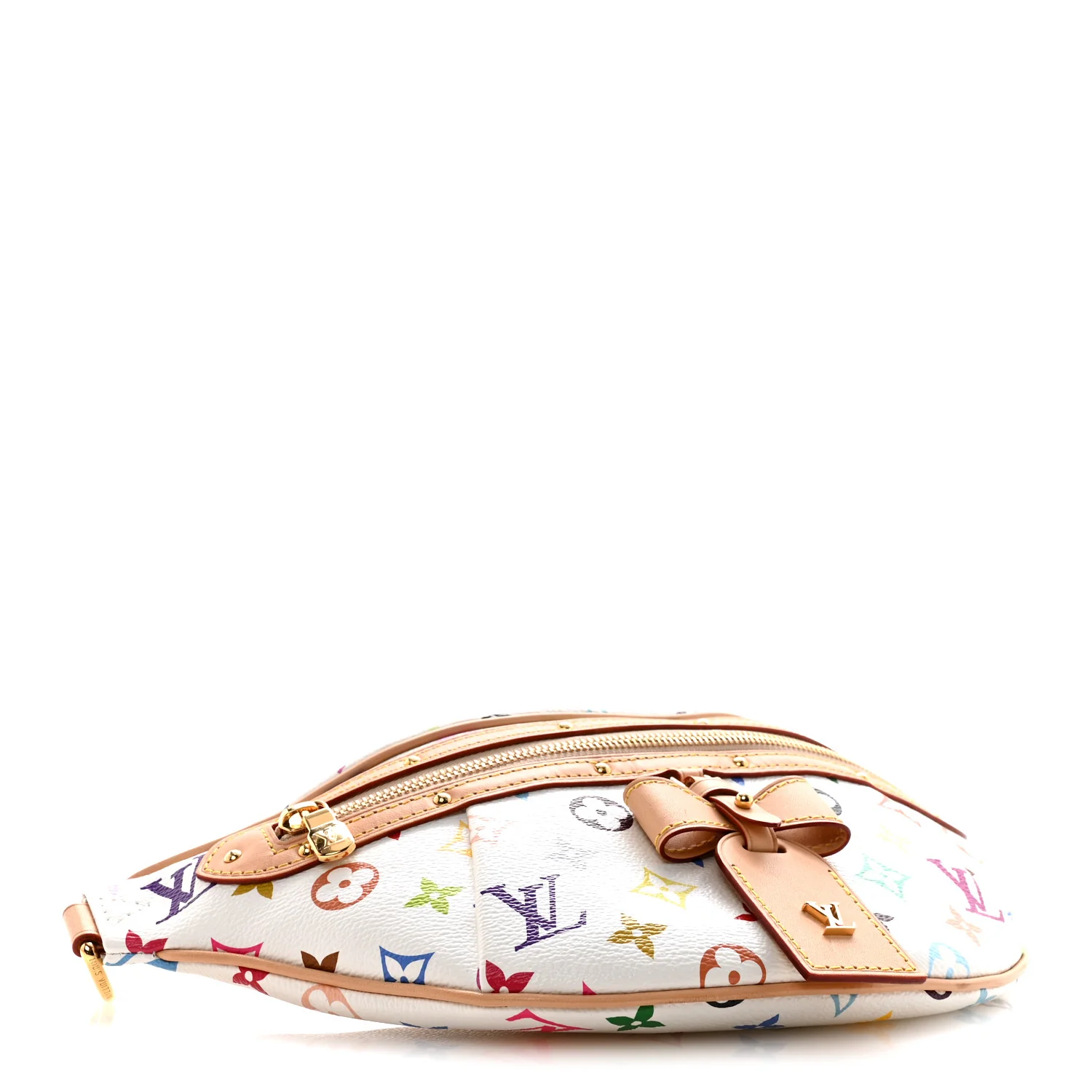 LV X TM Monogram Multicolor High Rise Bumbag White - Image 4