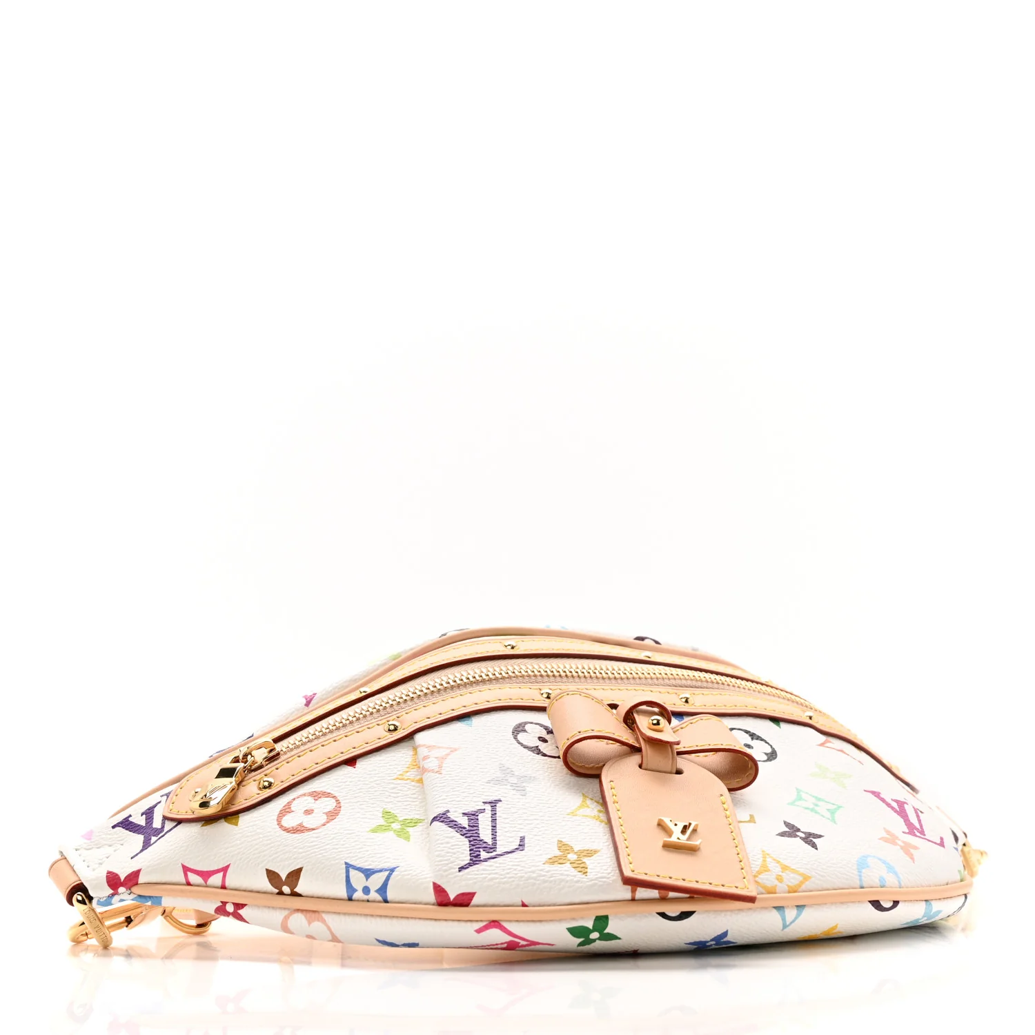 LV X TM Monogram Multicolor High Rise Bumbag White - Image 4