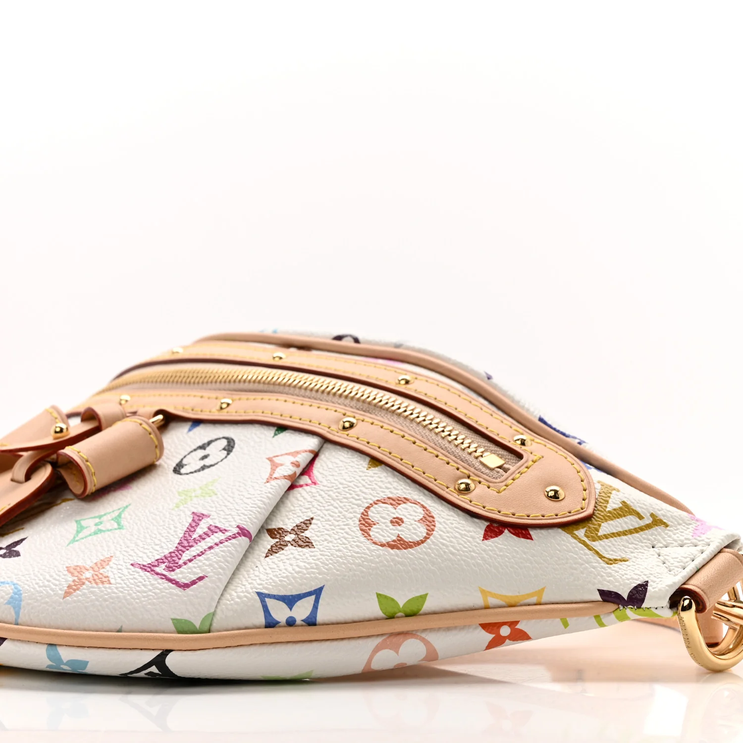 LV X TM Monogram Multicolor High Rise Bumbag White - Image 9