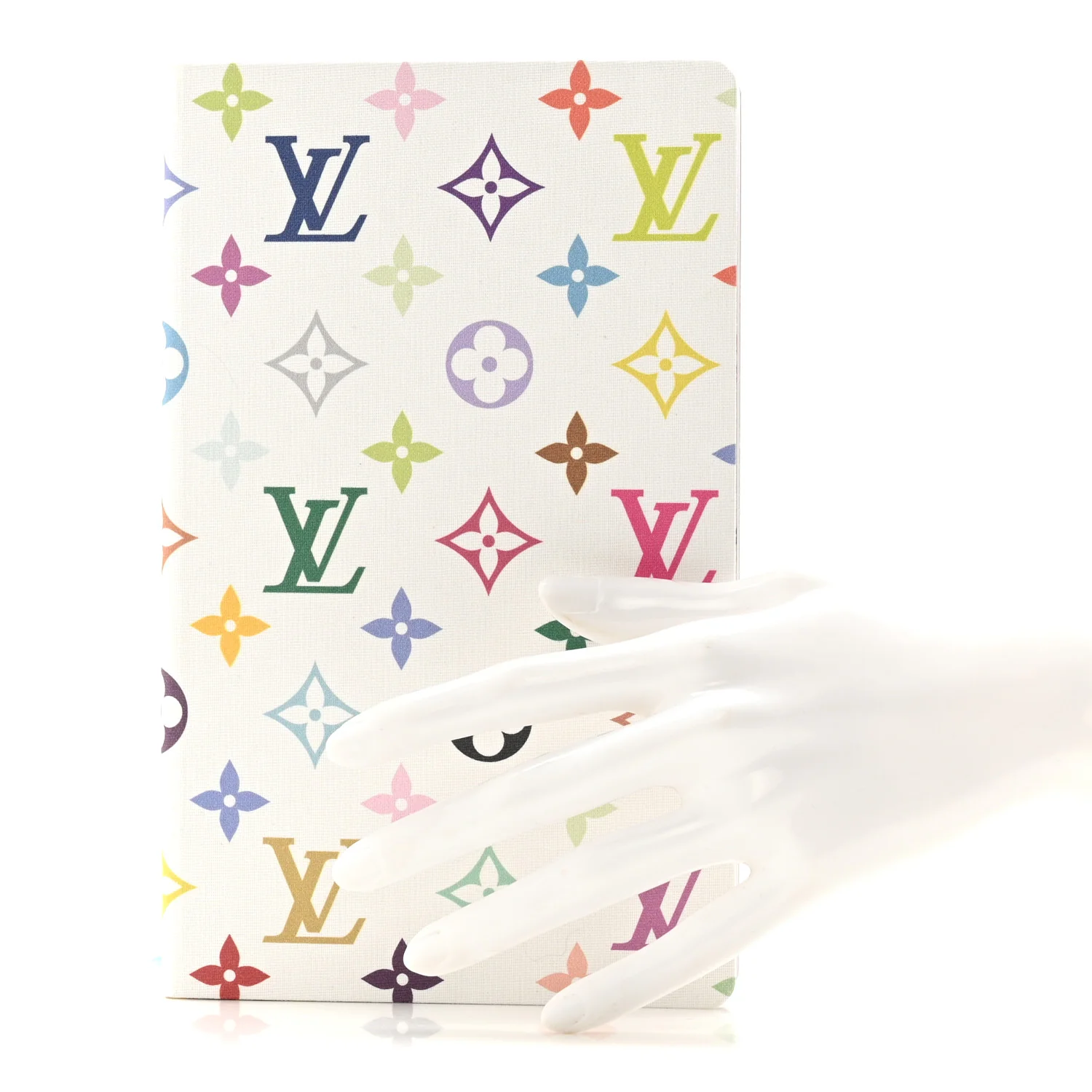LV x TM Monogram Multicolor Jane Notebook MM White - Image 4