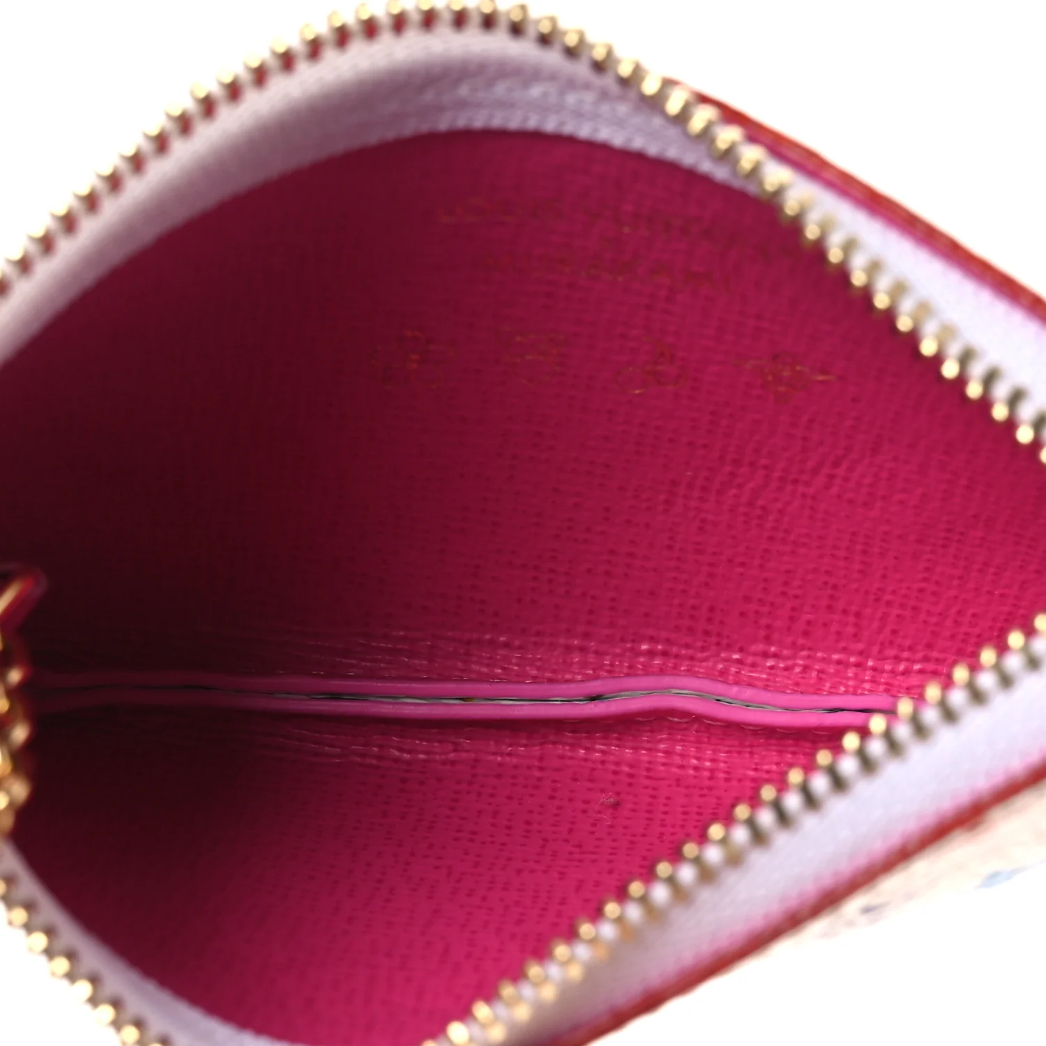 LV X TM Monogram Multicolor Key Pouch White - Image 6