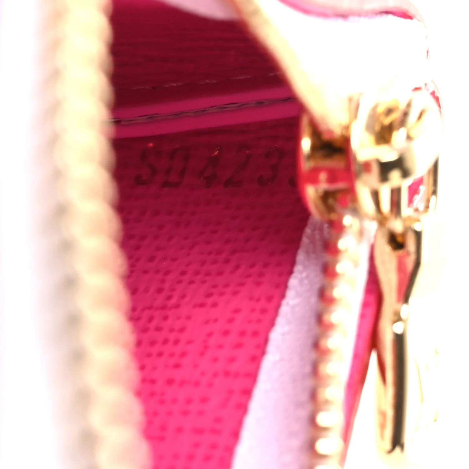 LV X TM Monogram Multicolor Key Pouch White - Image 8