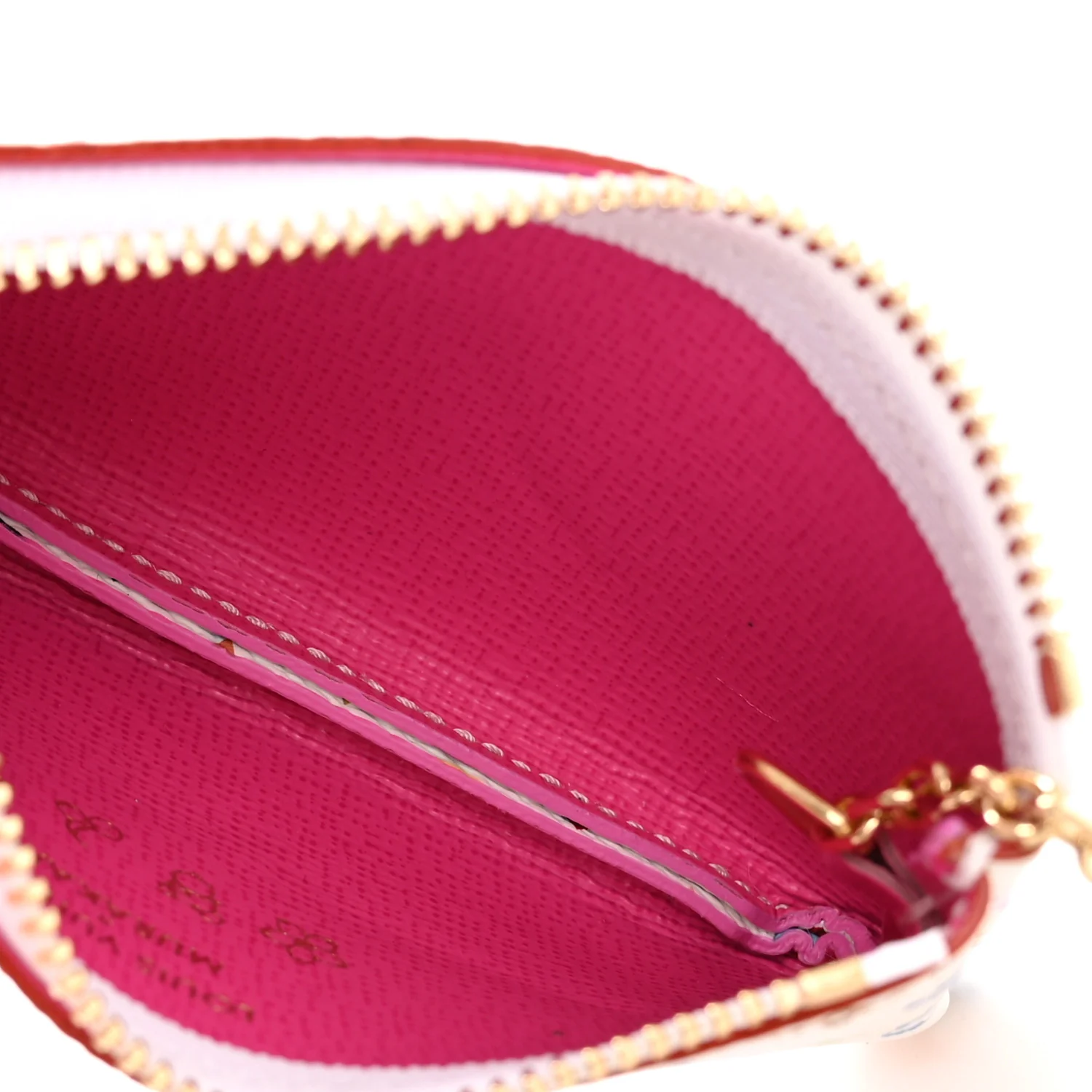 LV X TM Monogram Multicolor Key Pouch White - Image 10