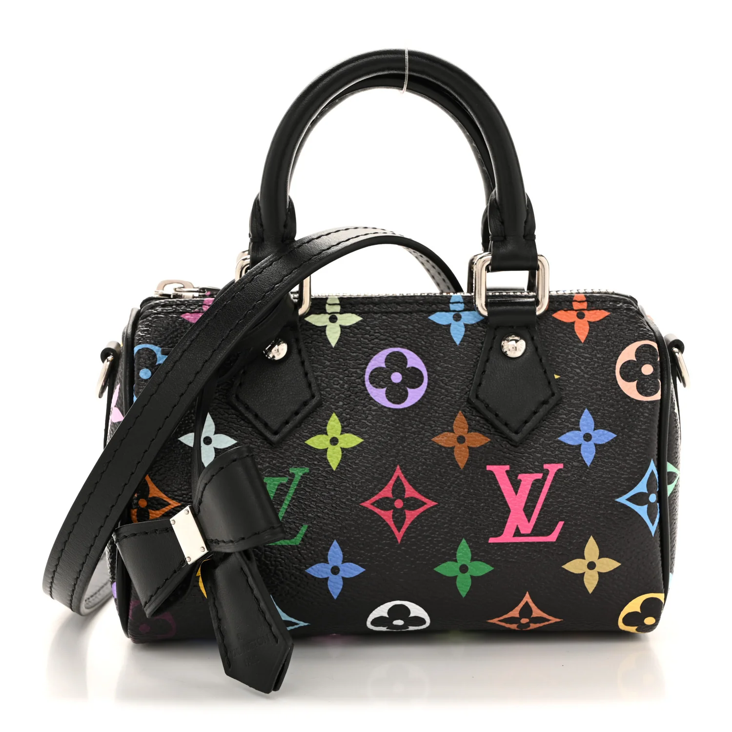 LV X TM Monogram Multicolor Nano Speedy Black