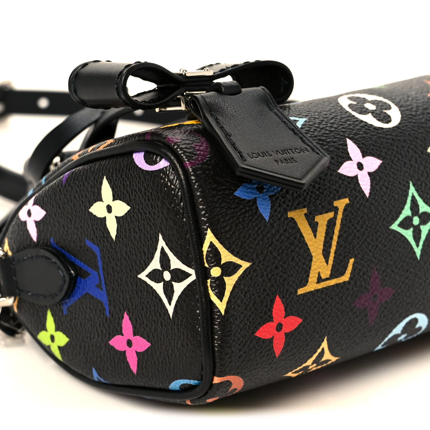 LV X TM Monogram Multicolor Nano Speedy Black - Image 9