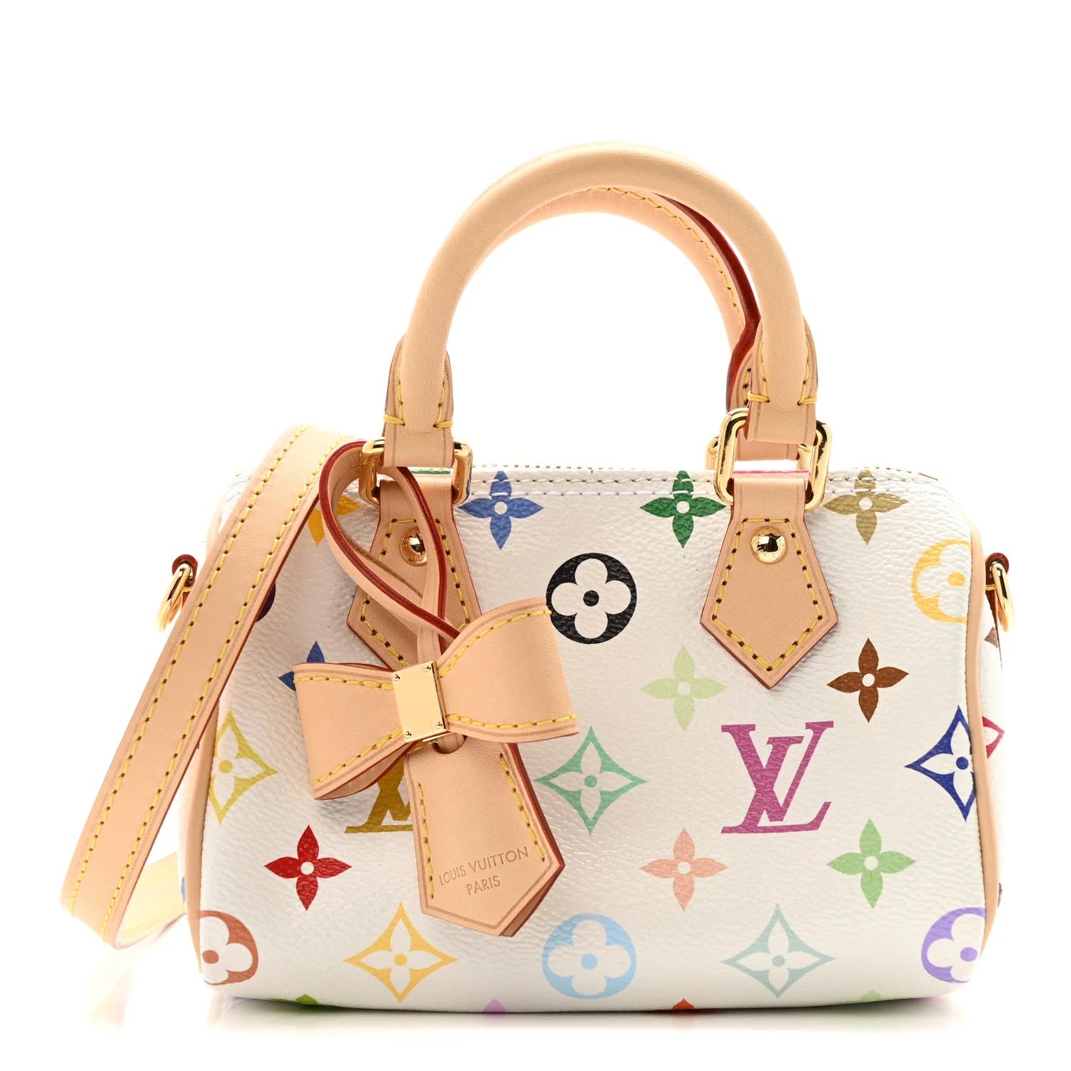 LV X TM Monogram Multicolor Nano Speedy White