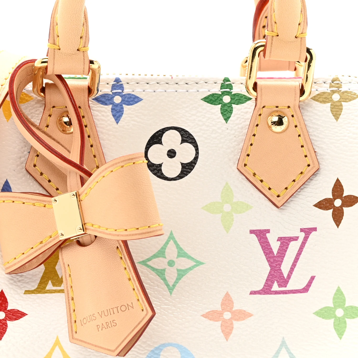 LV X TM Monogram Multicolor Nano Speedy White - Image 7
