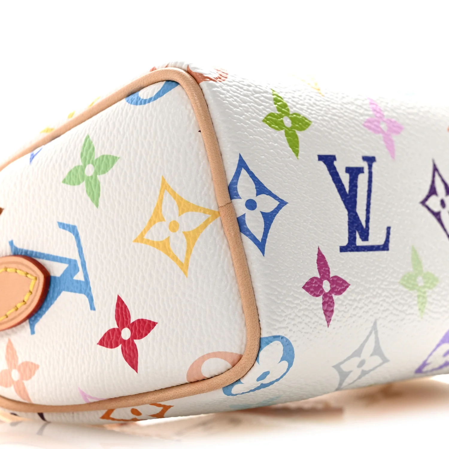 LV X TM Monogram Multicolor Nano Speedy White - Image 8