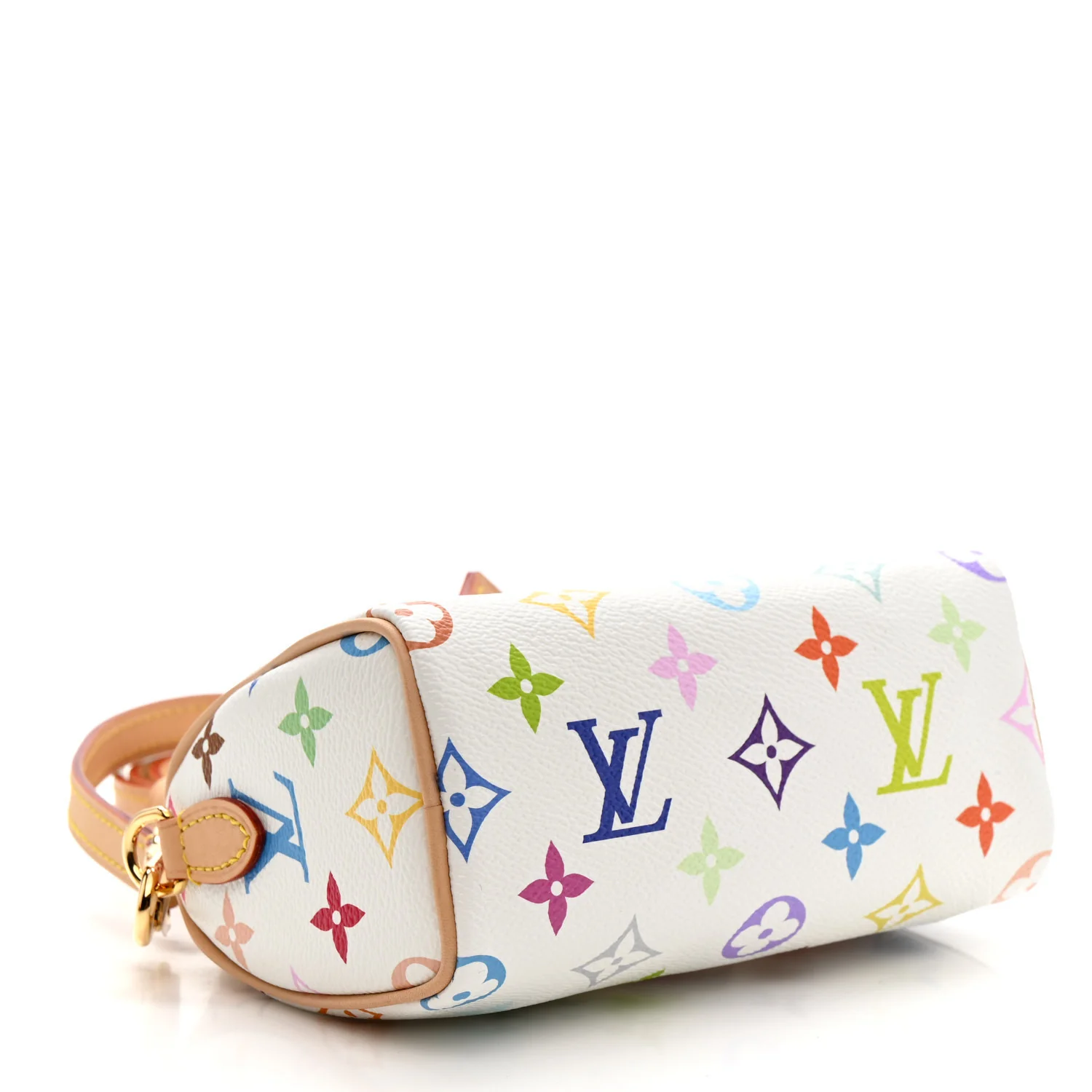LV X TM Monogram Multicolor Nano Speedy White - Image 4