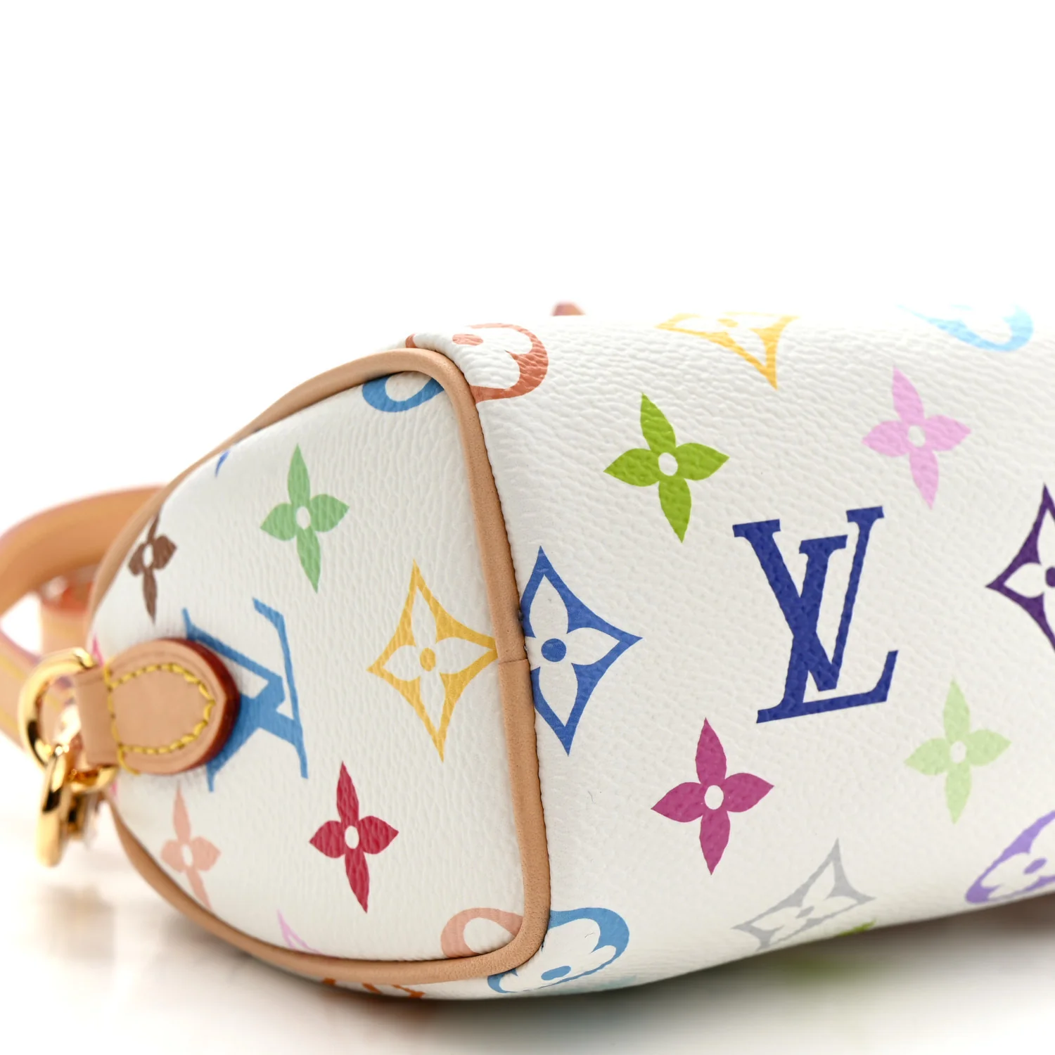 LV X TM Monogram Multicolor Nano Speedy White - Image 8