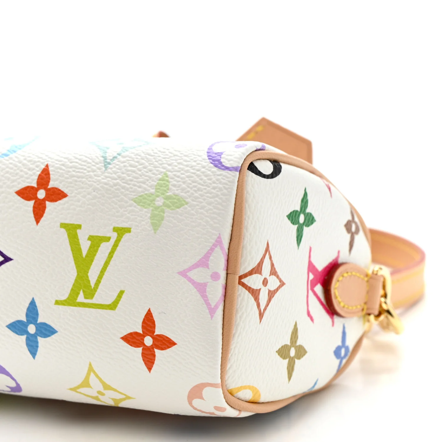 LV X TM Monogram Multicolor Nano Speedy White - Image 9