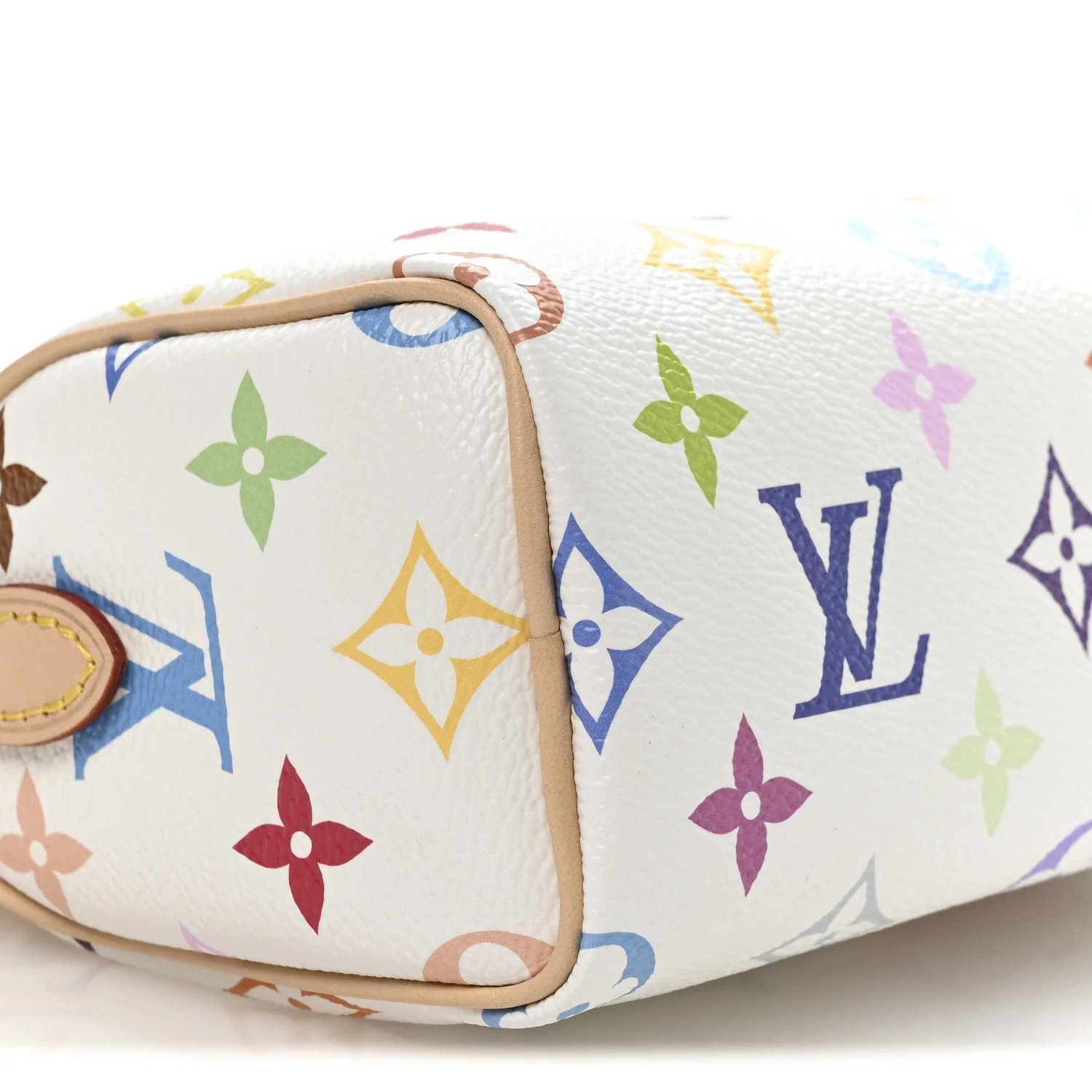 LV X TM Monogram Multicolor Nano Speedy White - Image 14