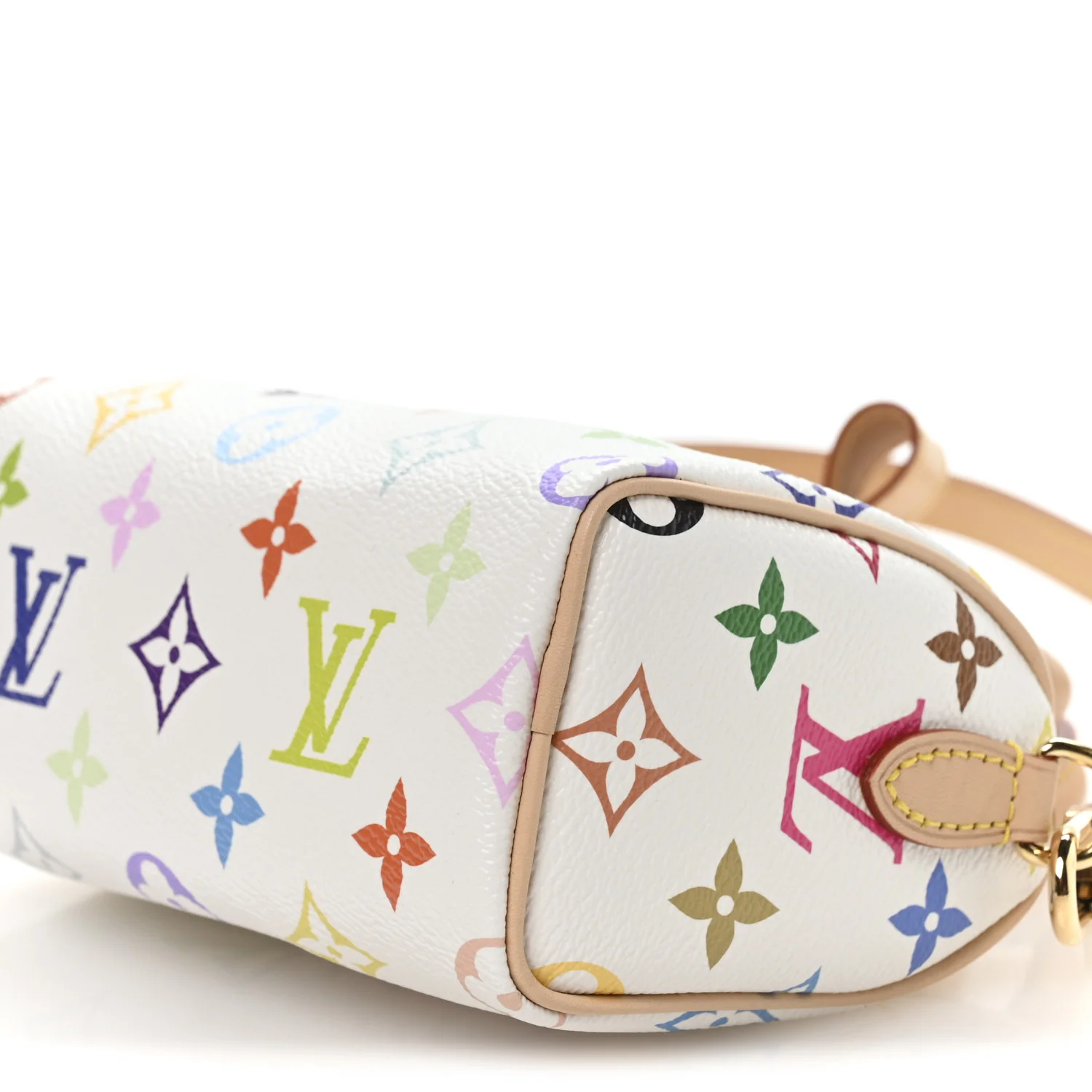 LV X TM Monogram Multicolor Nano Speedy White - Image 17