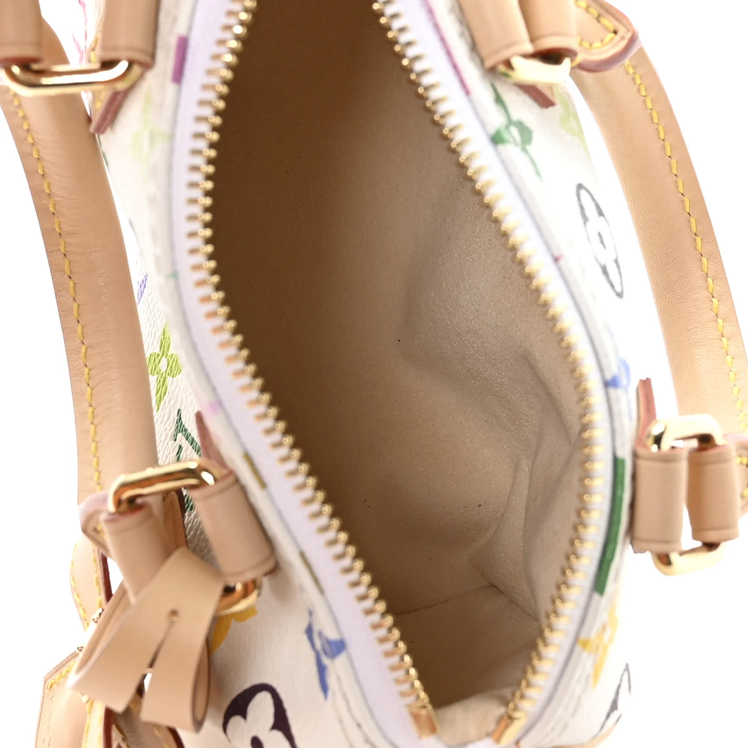LV X TM Monogram Multicolor Nano Speedy White - Image 9