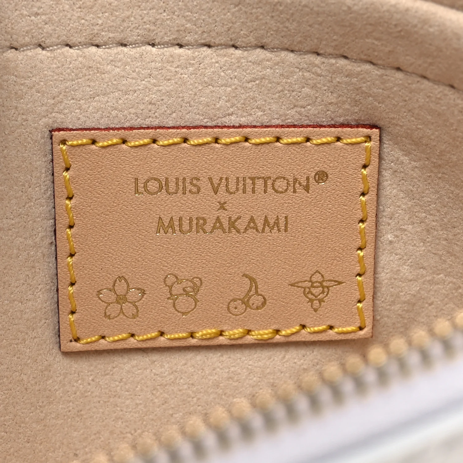 LV X TM Monogram Multicolor Neverfull MM Pochette White - Image 6