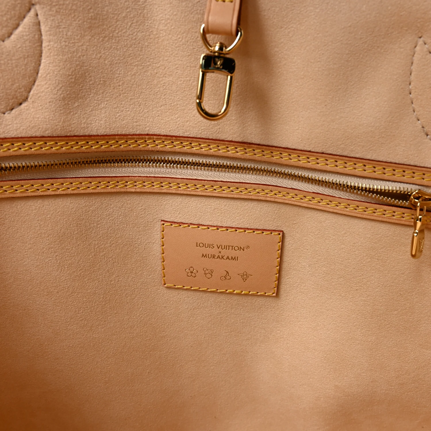 LV X TM Monogram Multicolor Neverfull MM White - Image 6