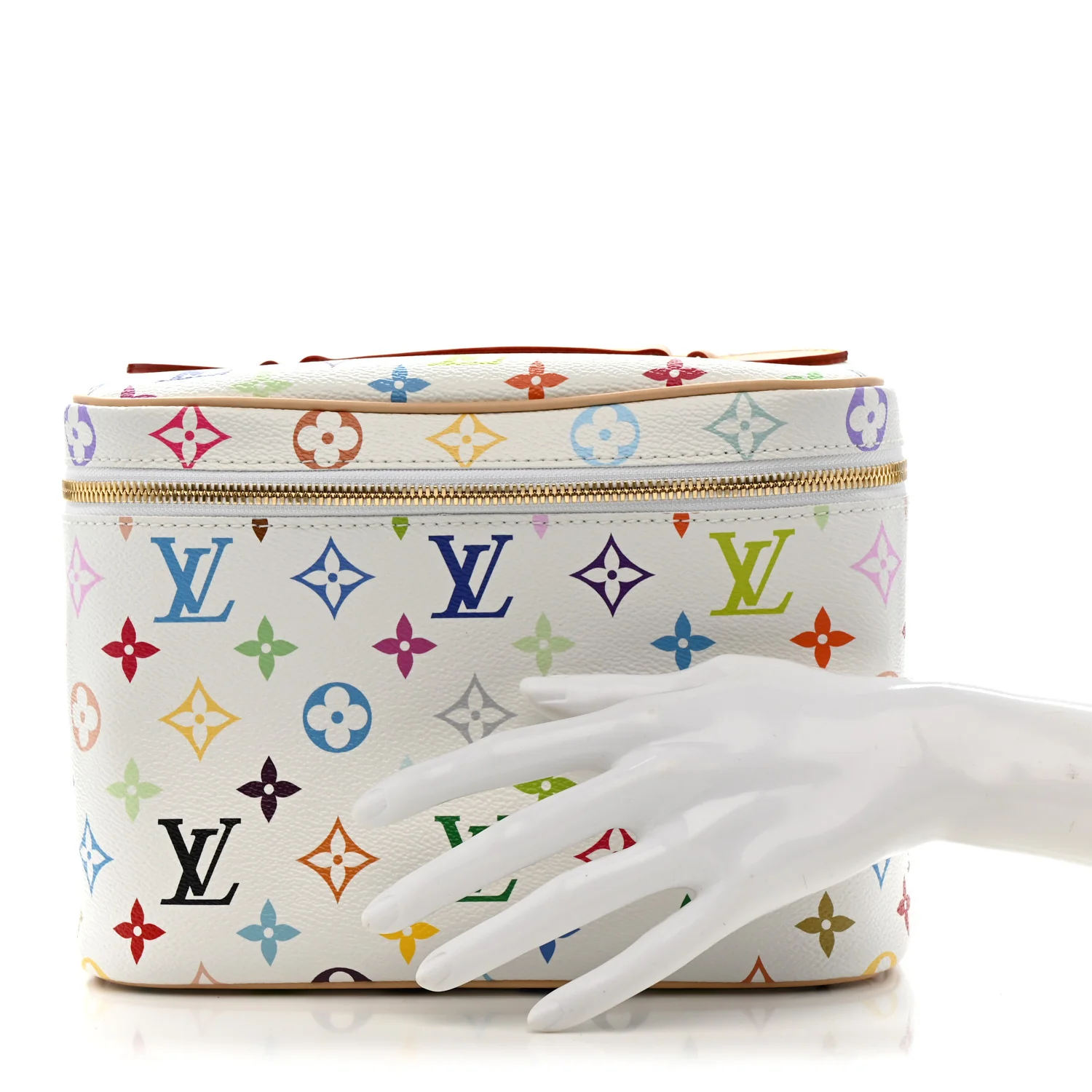 LV X TM Monogram Multicolor Nice BB White - Image 2