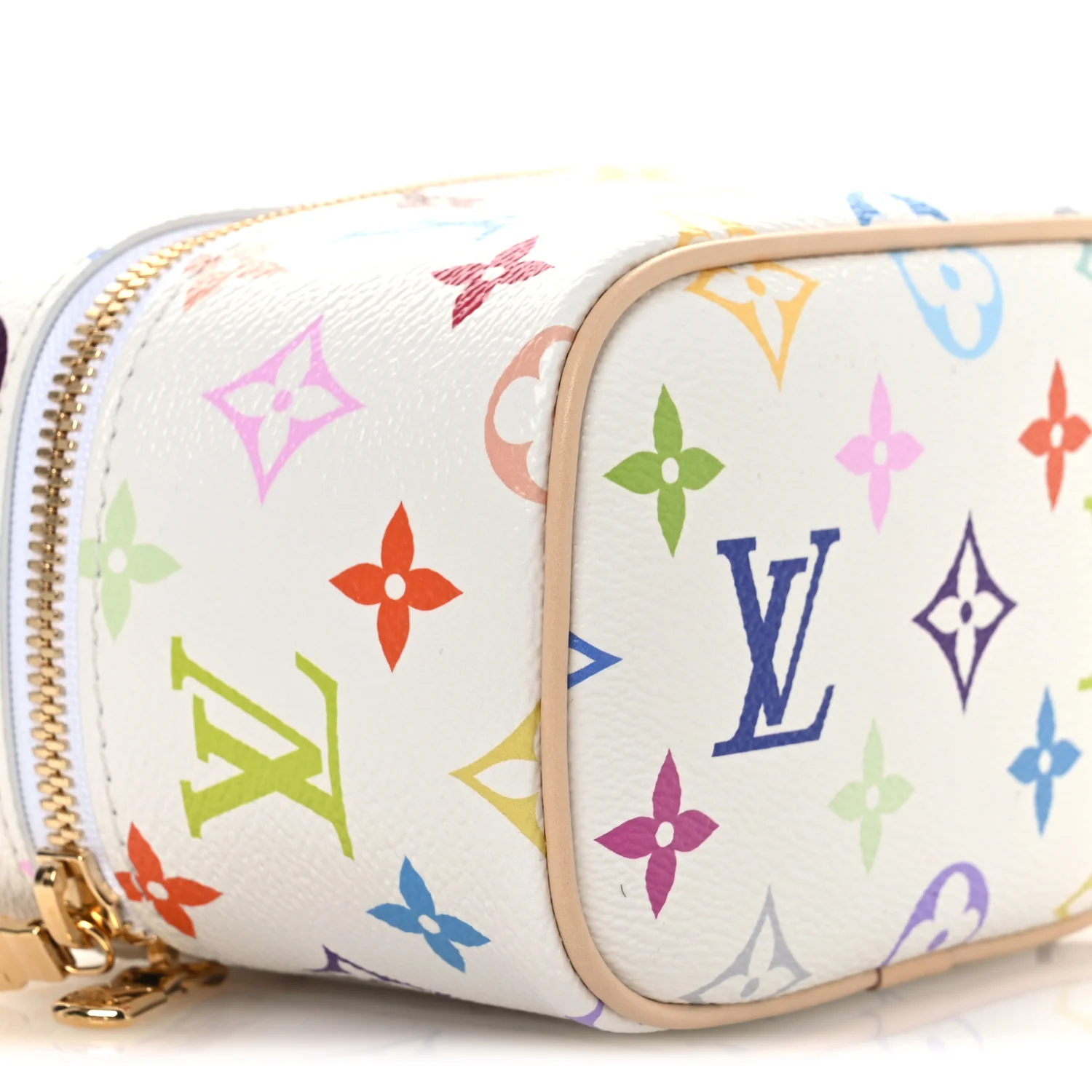 LV X TM Monogram Multicolor Nice Mini White - Image 8