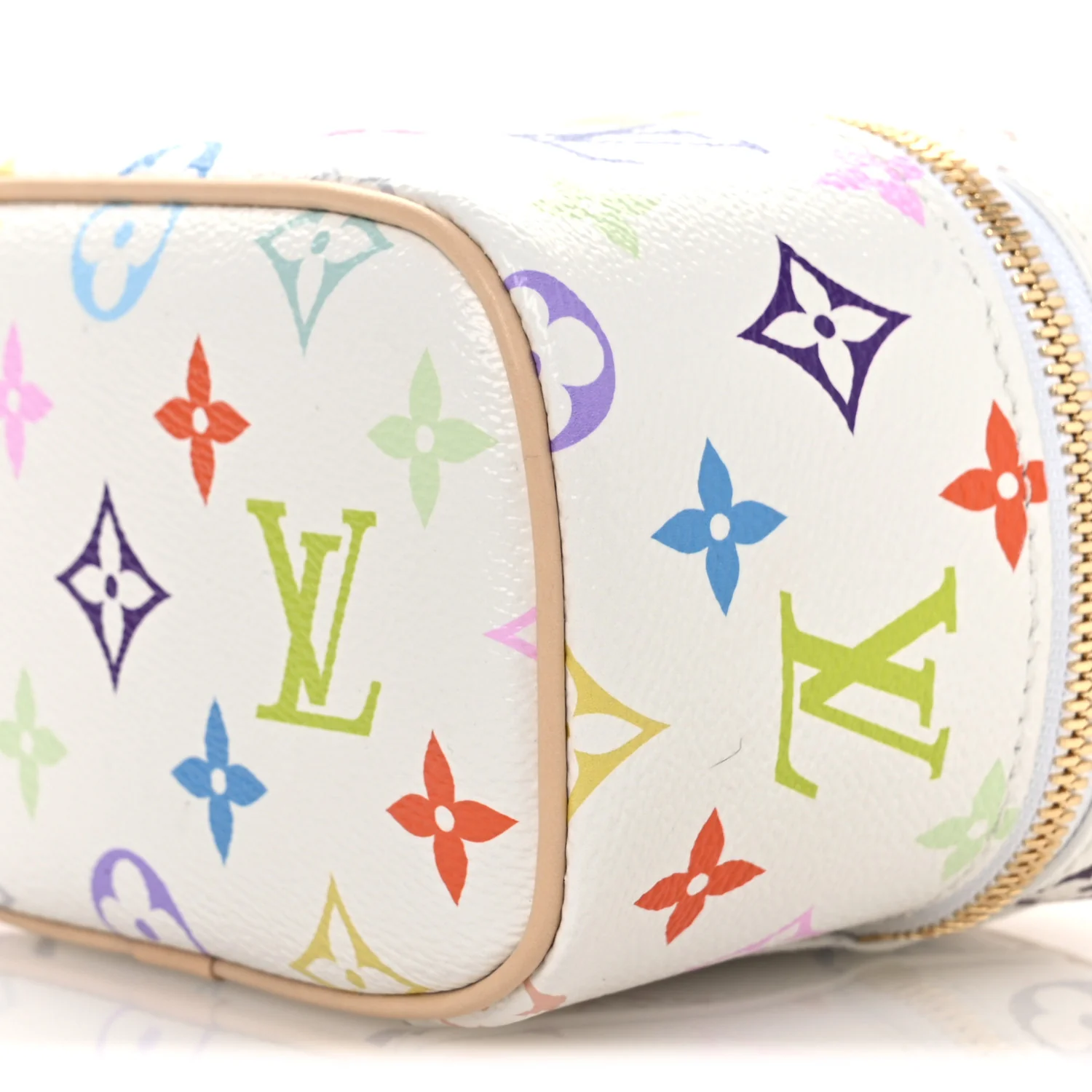 LV X TM Monogram Multicolor Nice Mini White - Image 9