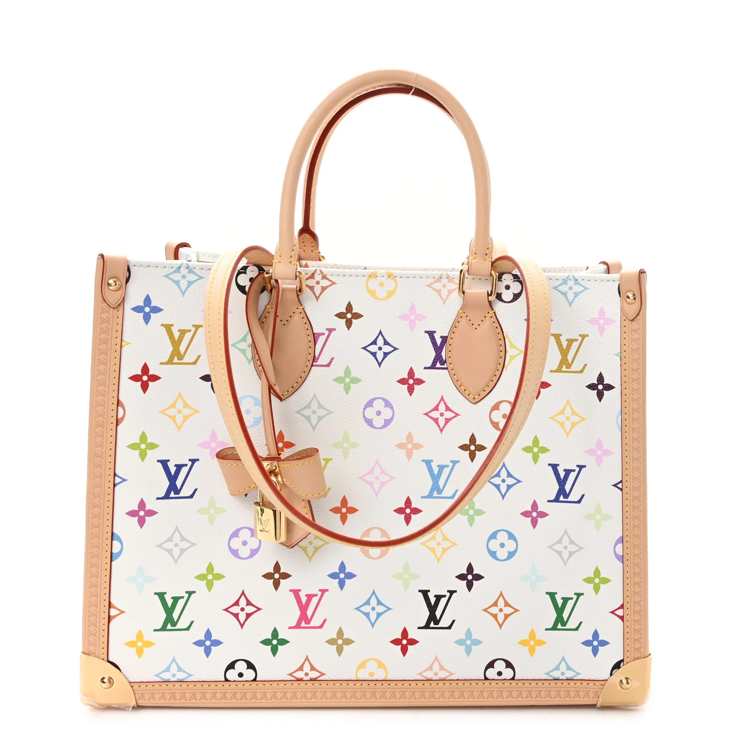 LV X TM Monogram Multicolor Onthego MM White