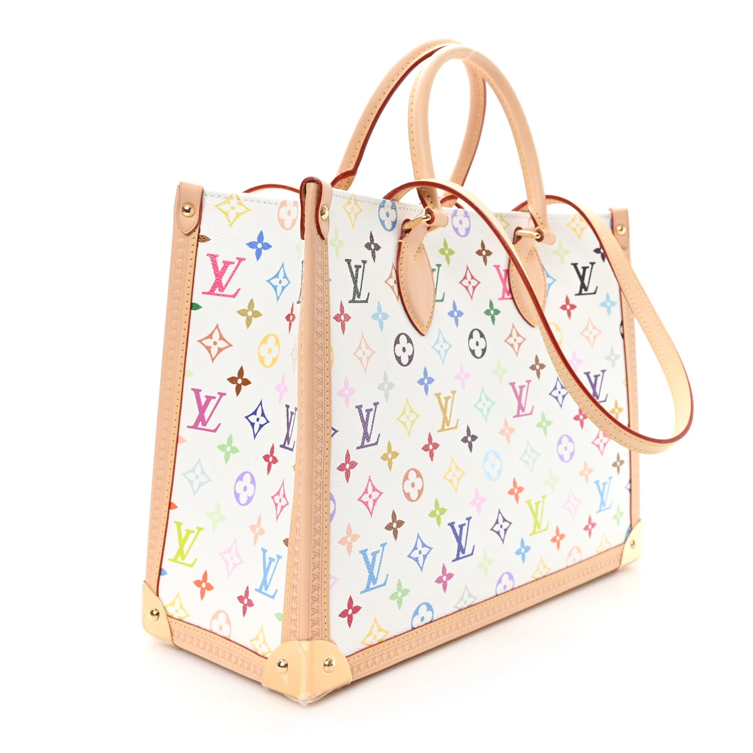 LV X TM Monogram Multicolor Onthego MM White - Image 3