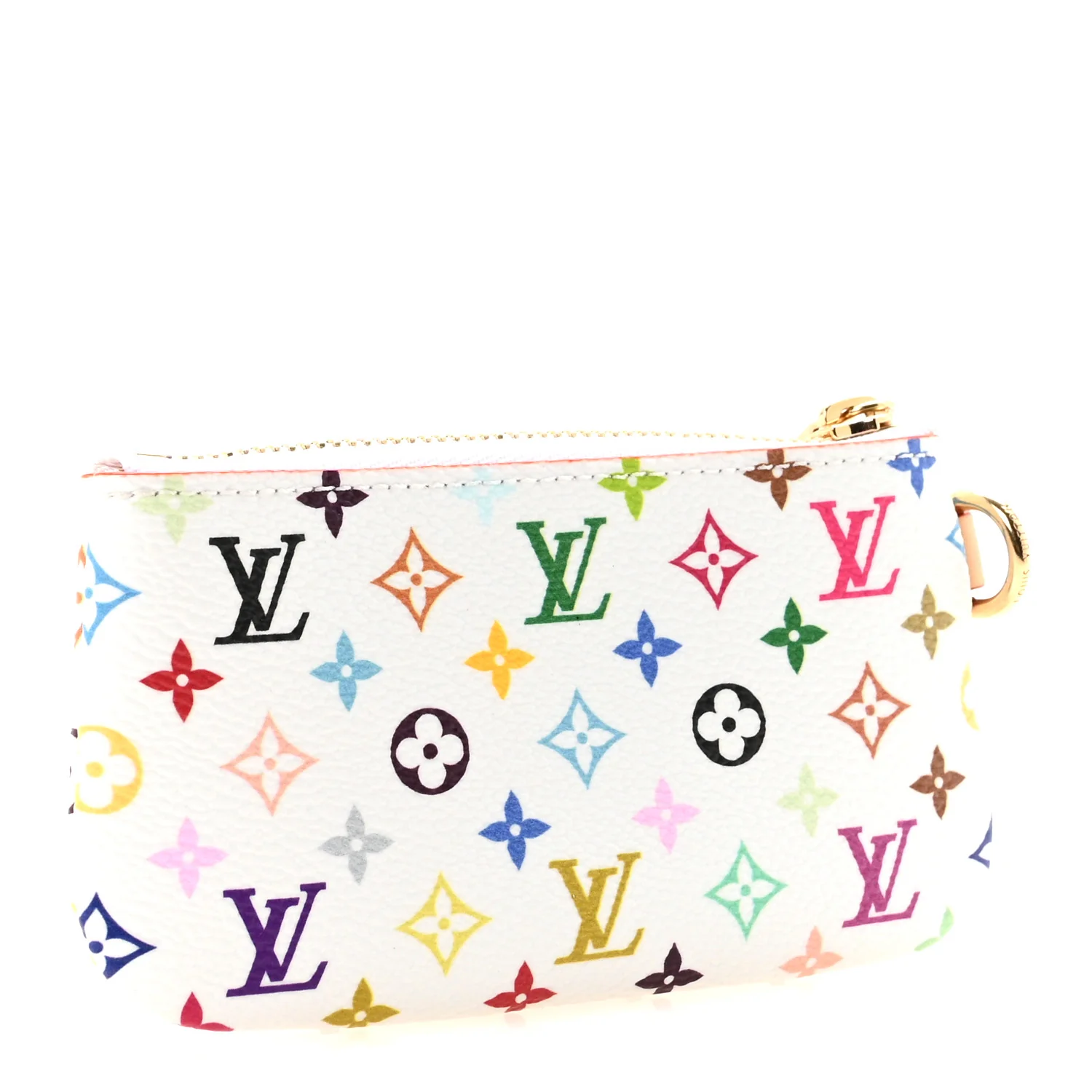 LV X TM Monogram Multicolor Phone Holder White - Image 3