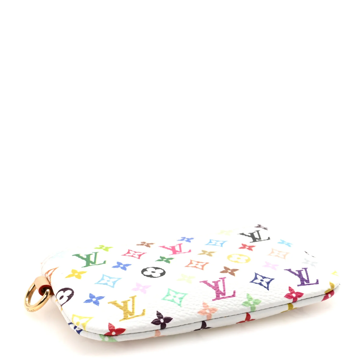 LV X TM Monogram Multicolor Phone Holder White - Image 4