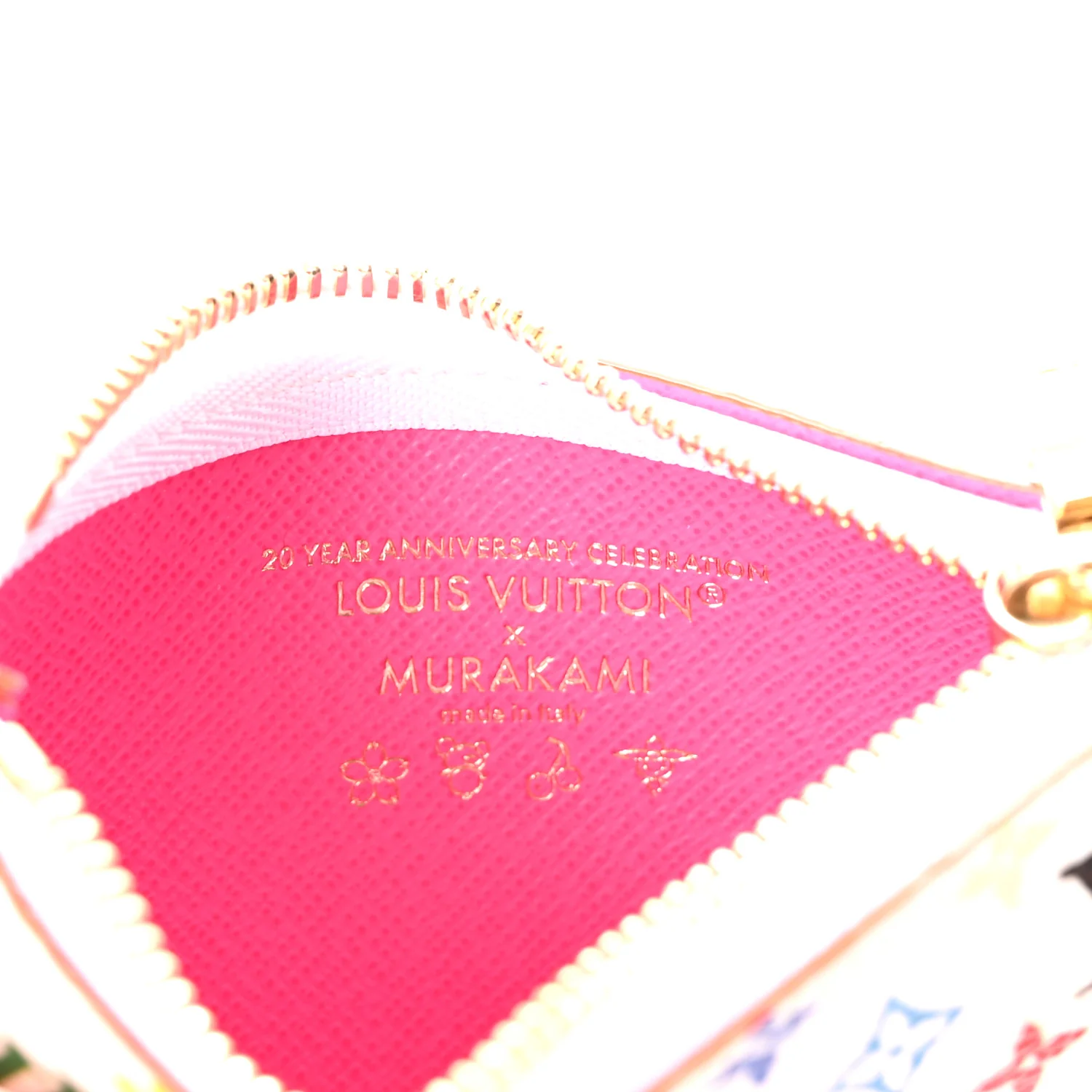 LV X TM Monogram Multicolor Phone Holder White - Image 6