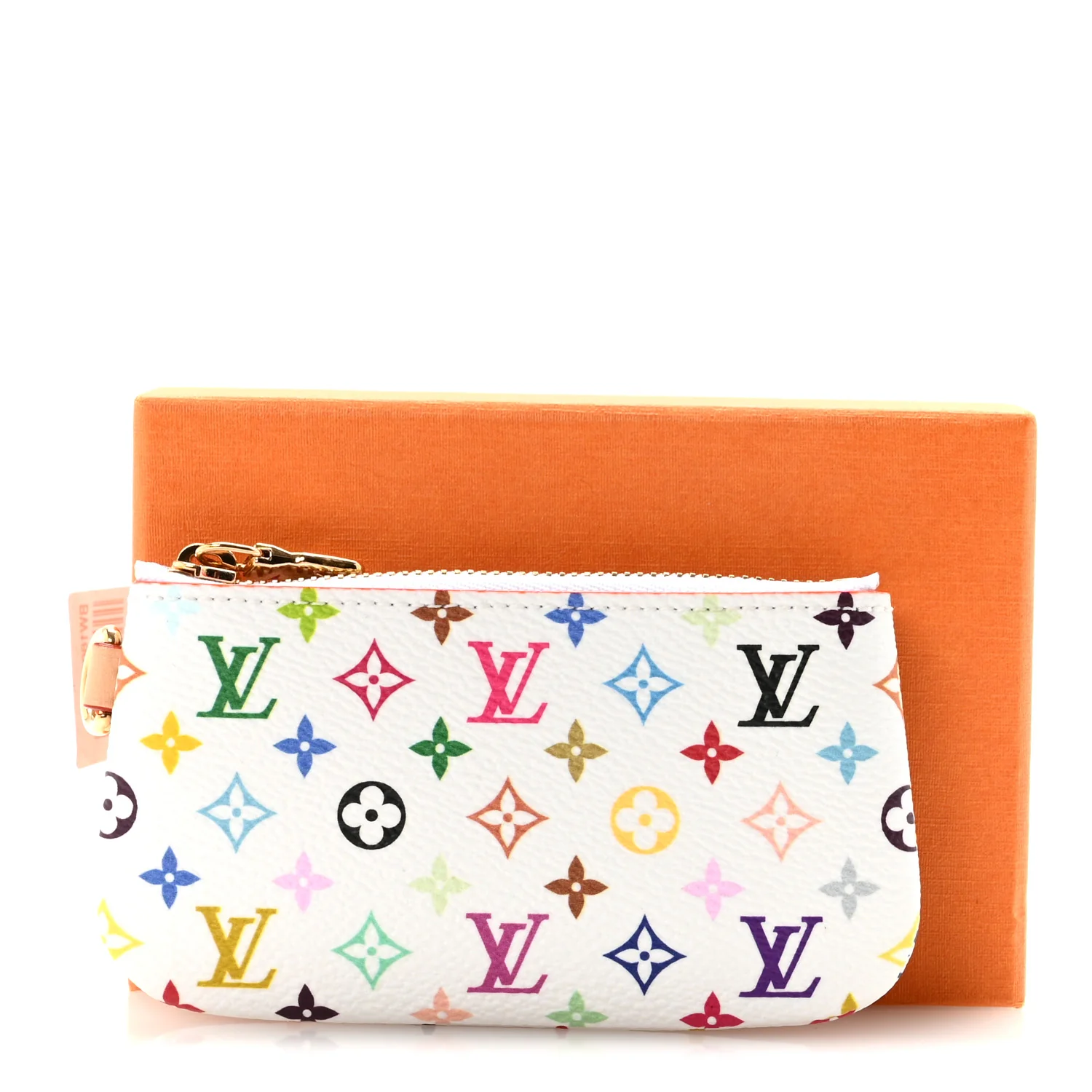 LV X TM Monogram Multicolor Phone Holder White - Image 7