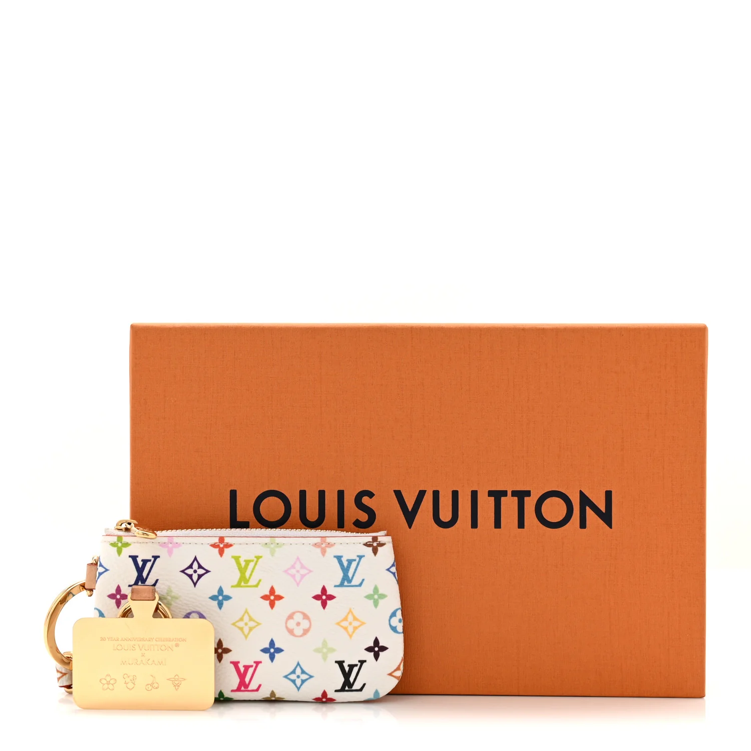 LV X TM Monogram Multicolor Phone Holder White - Image 9