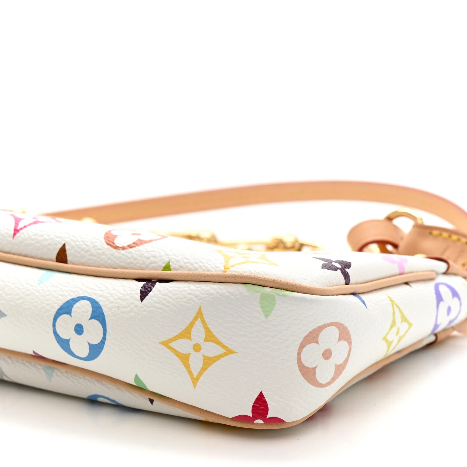 LV X TM Monogram Multicolor Pochette Accessories White - Image 9