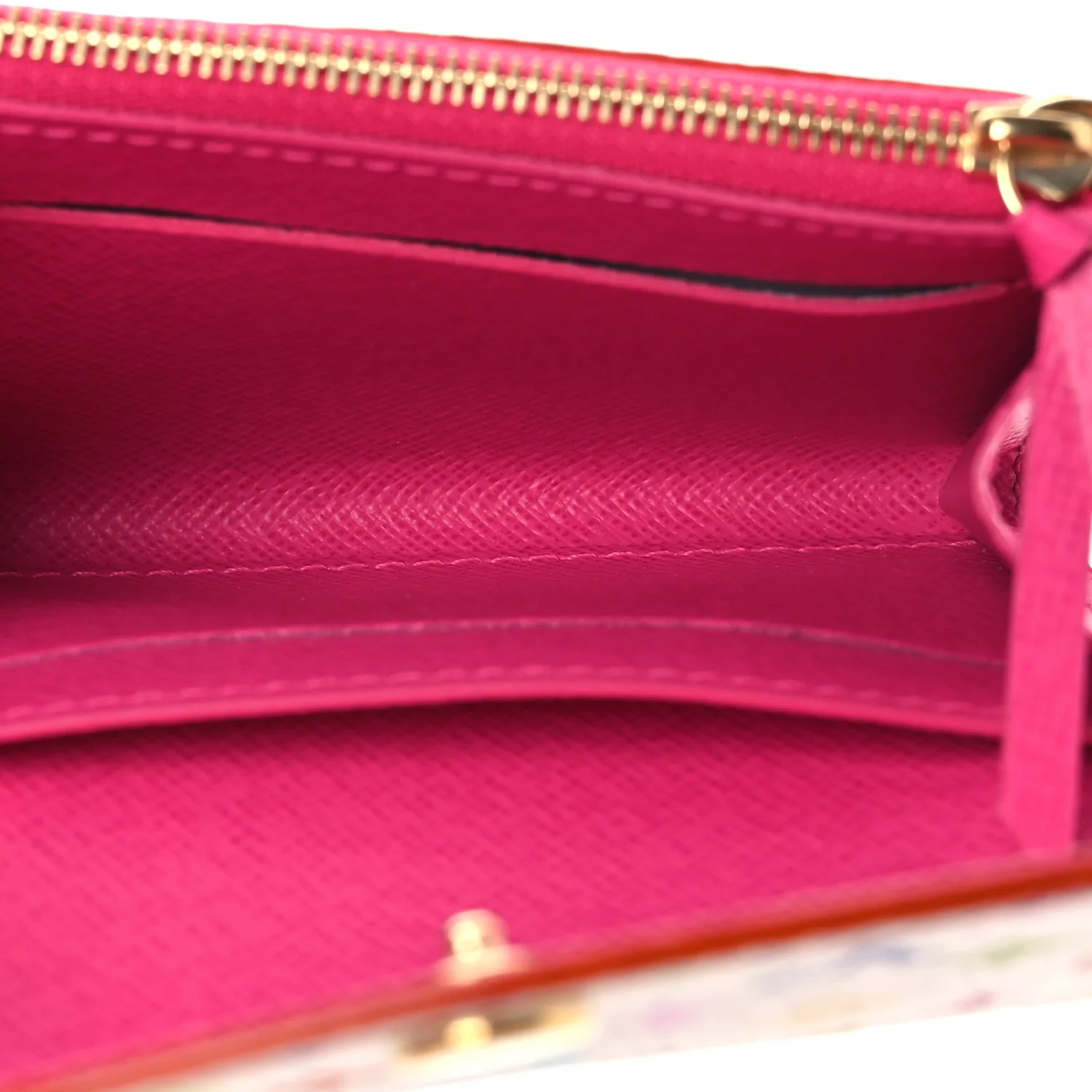 LV X TM Monogram Multicolor Rosalie Coin Purse White Kawaii Pink - Image 5