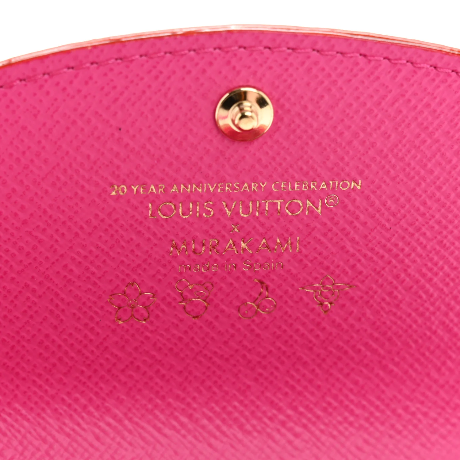 LV X TM Monogram Multicolor Rosalie Coin Purse White Kawaii Pink - Image 6