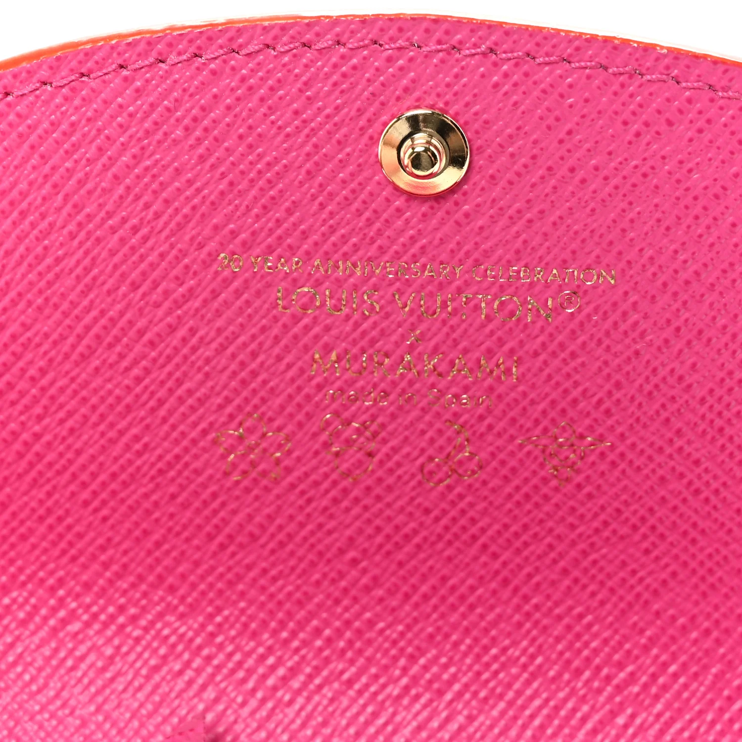 LV X TM Monogram Multicolor Rosalie Coin Purse White Kawaii Pink - Image 6