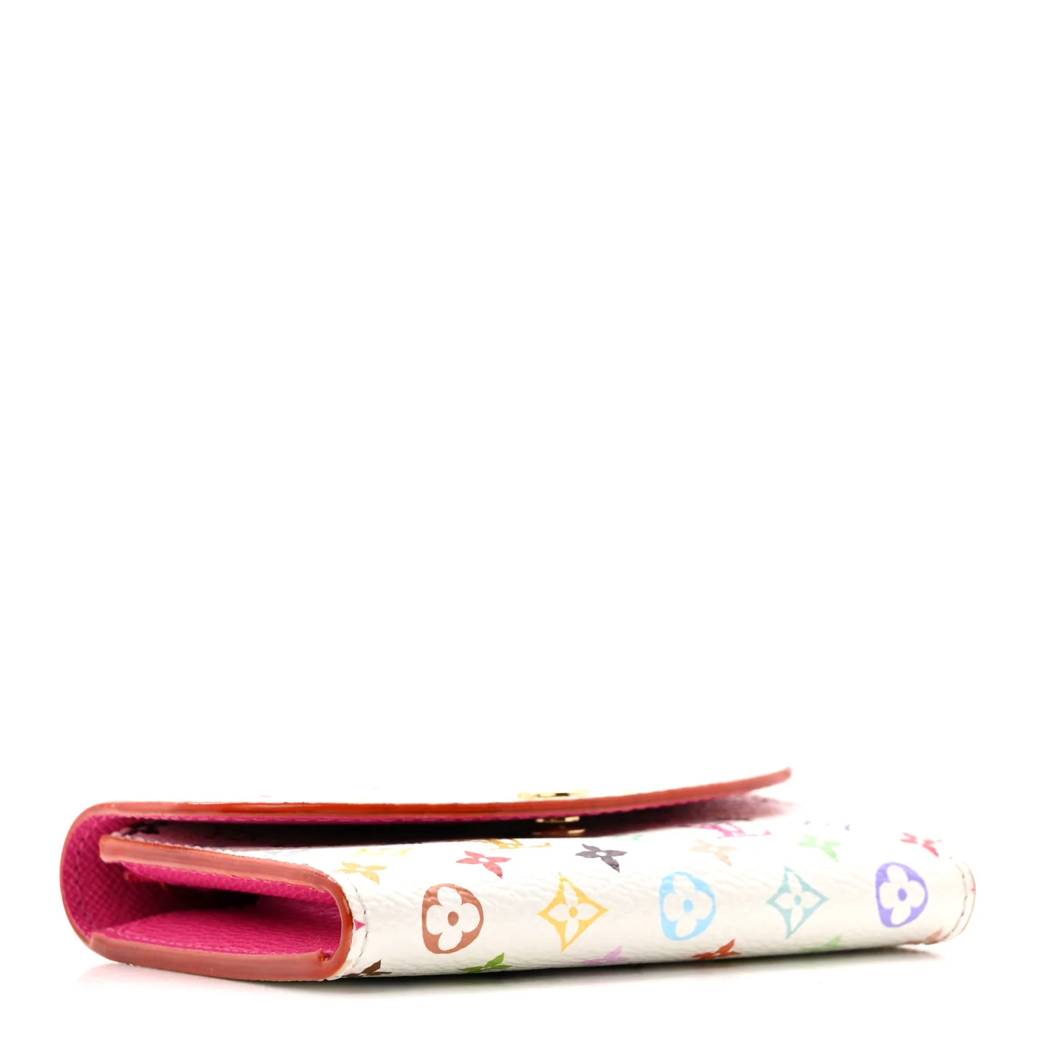 LV X TM Monogram Multicolor Rosalie Coin Purse White Kawaii Pink - Image 4