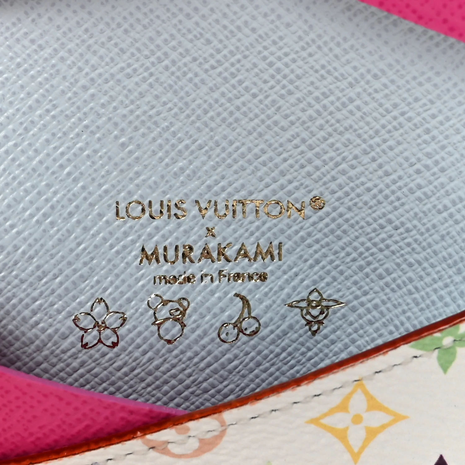 LV X TM Monogram Multicolor Slim Card Holder White - Image 6