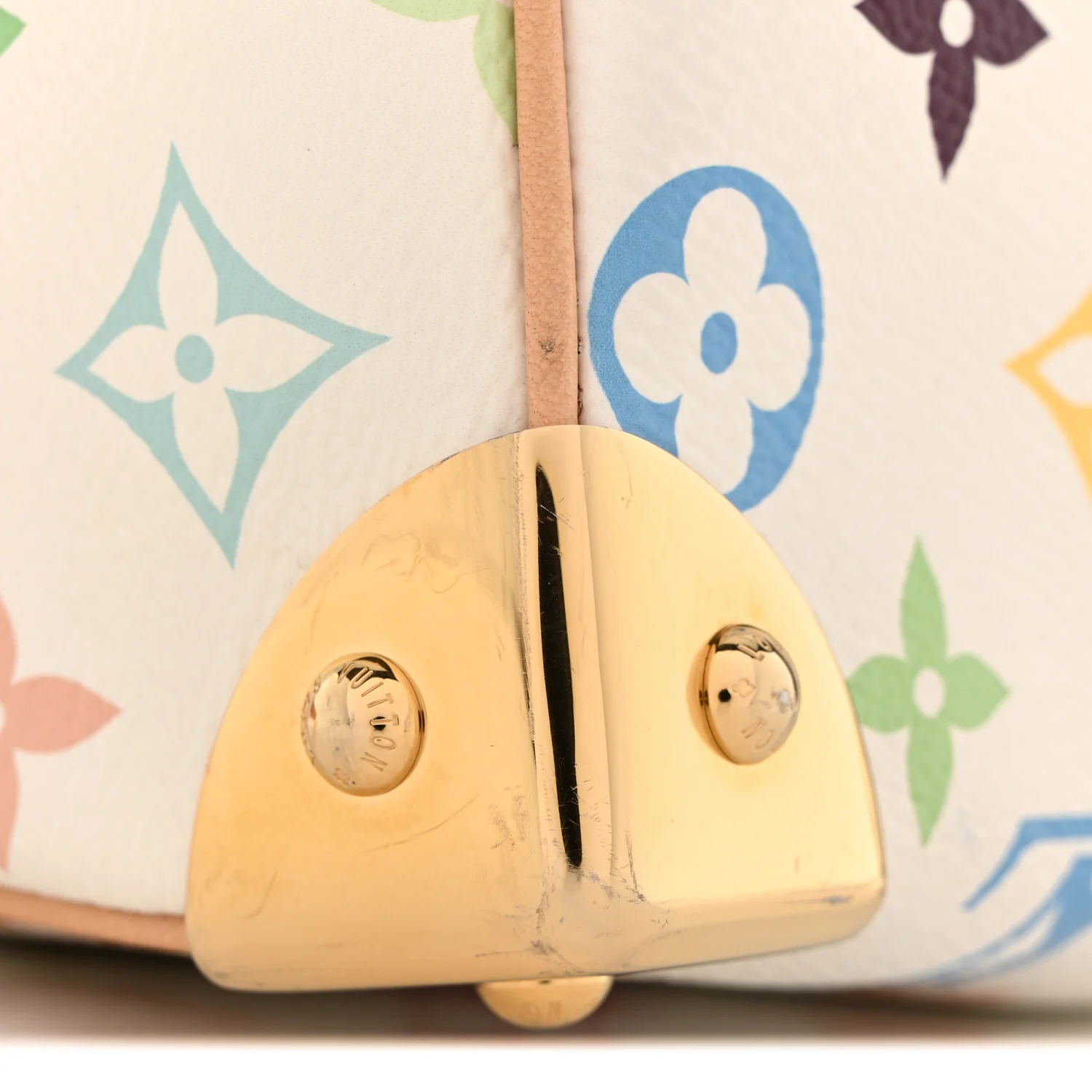 LV X TM Monogram Multicolor Speedy Bandouliere 25 White - Image 12